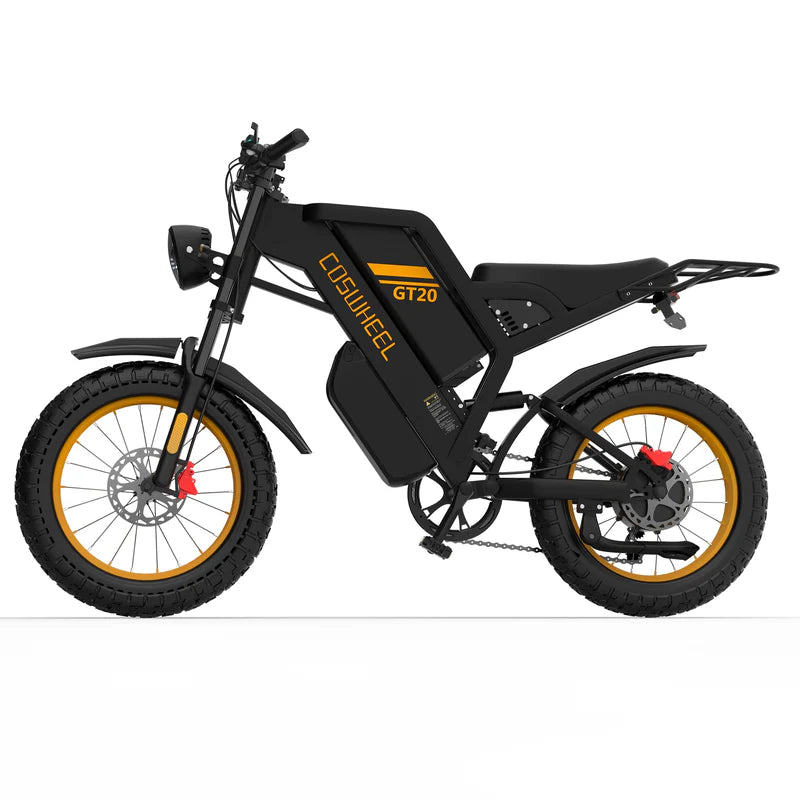 Vélo électrique | Coswheel GT20 Max | 1500 W | V‑max 25 km/h | Autonomie 233 km - Atom Motors