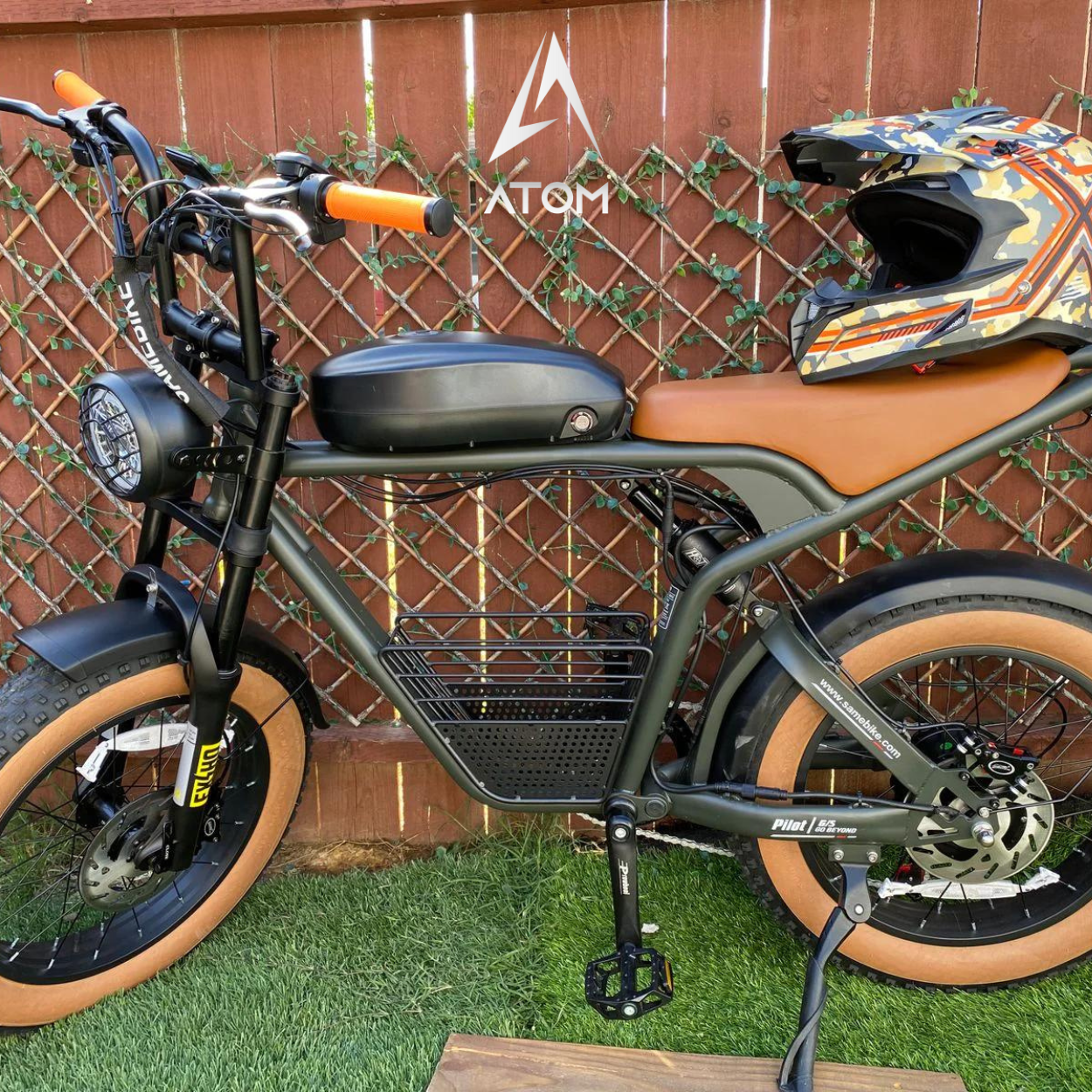 Vélo électrique Fatbike | SAMEBIKE M20 | 1000 W | V-max 25 km/h | Autonomie 80 km - Atom Motors