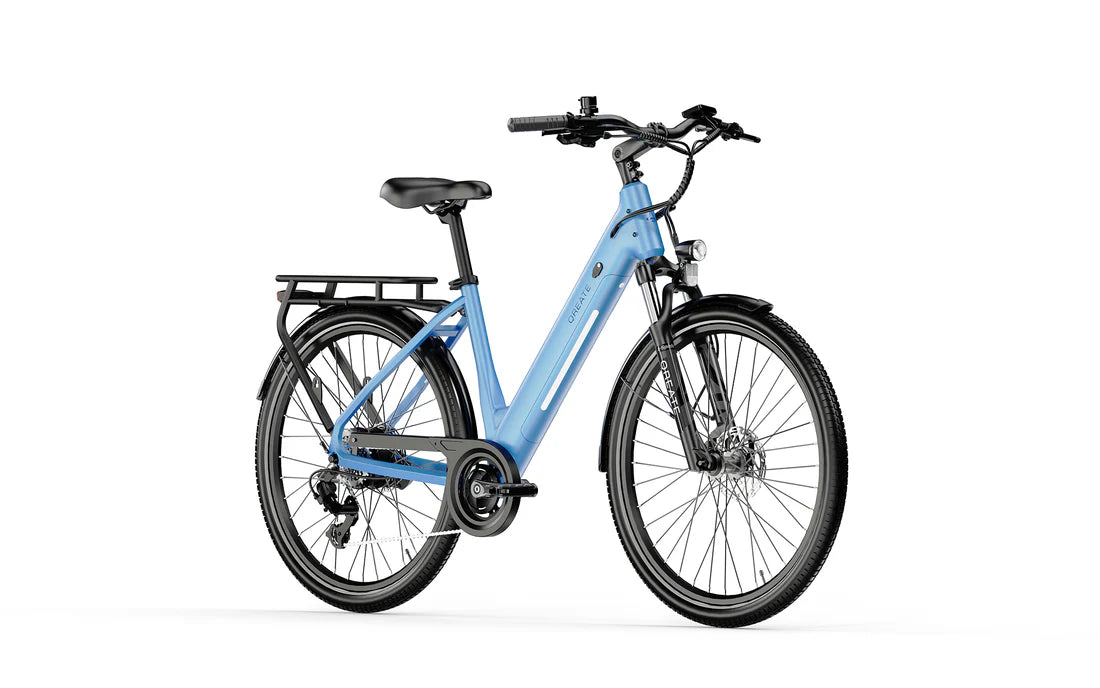 Vélo électrique urbain | A-Spadz QREATE City Air | 250 W | V-max 25 km/h | Autonomie jusqu’à 90 km - Atom Motors