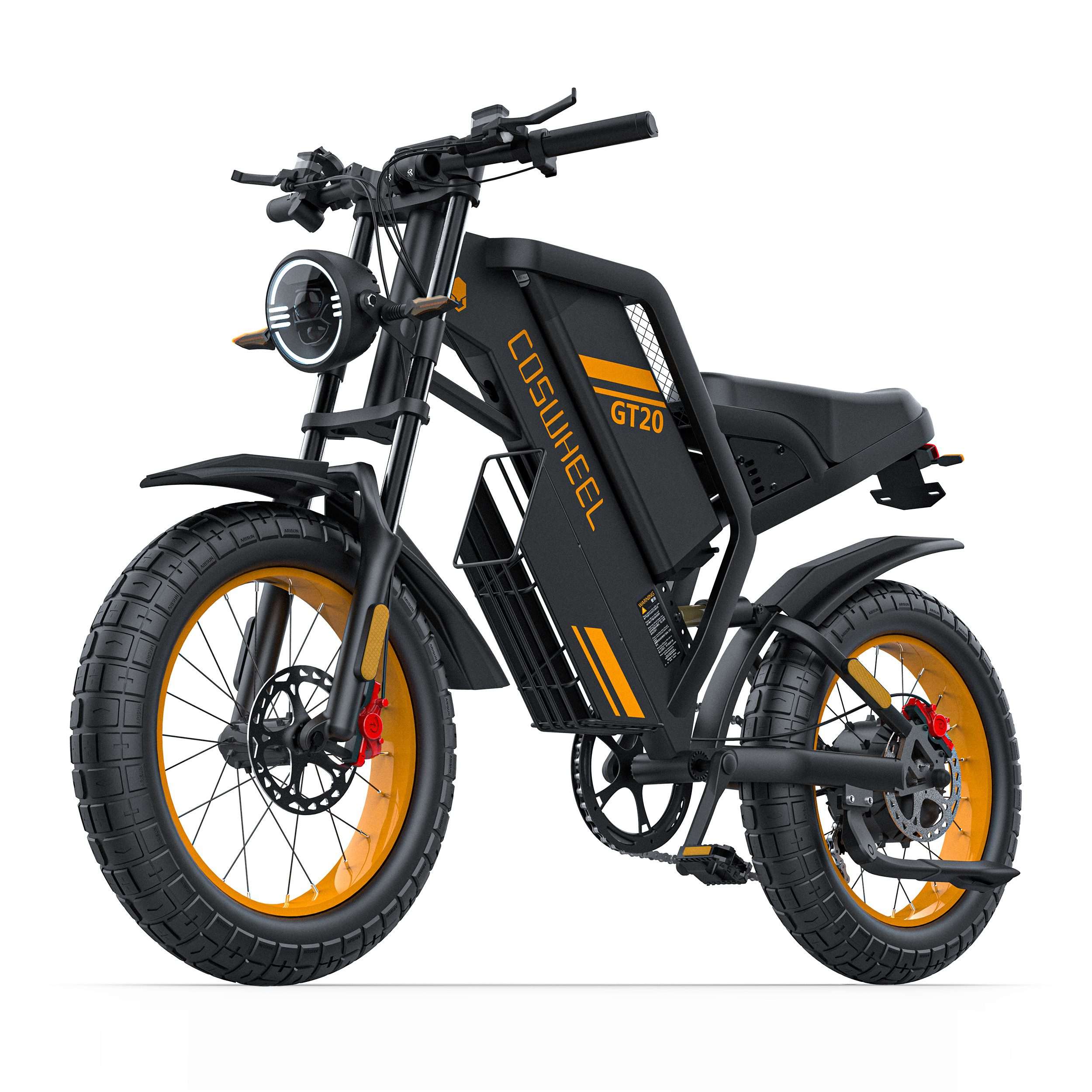 Vélo électrique Fatbike | COSWHEEL GT20 | 1000W | V-max 25 km/h | Autonomie 100 km - Atom Motors