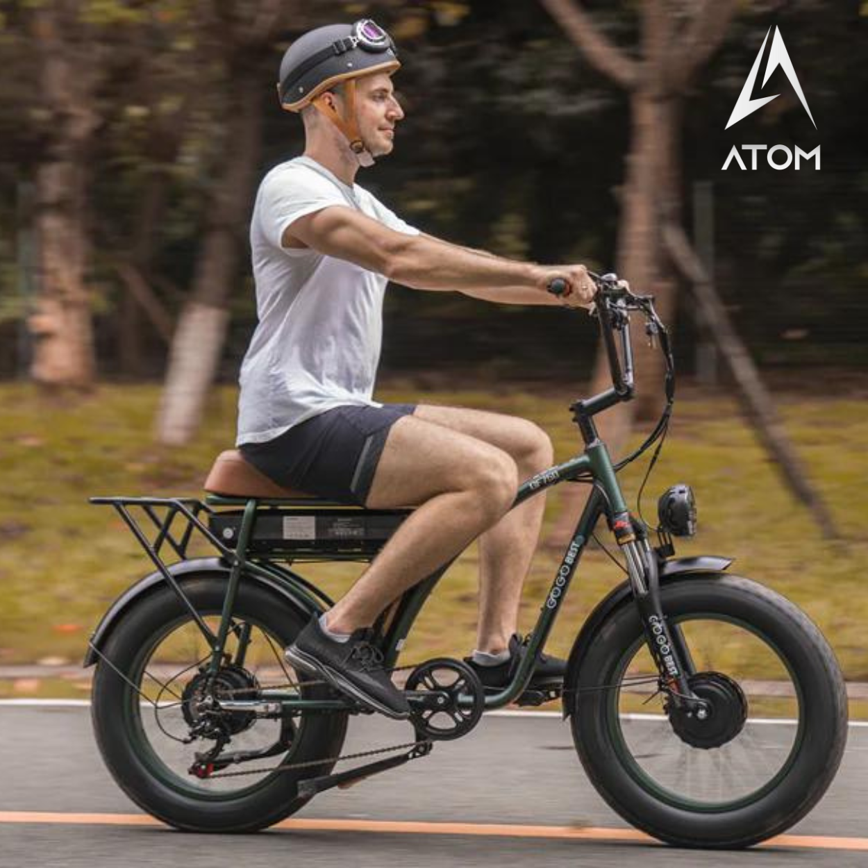 Vélo électrique Fatbike | Gogobest GF750 | 2000 W | V-max 25 km/h | Autonomie 80 km - Atom Motors