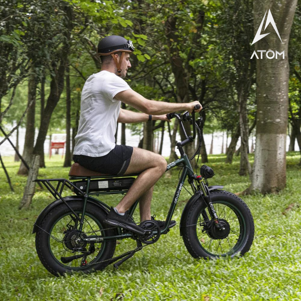 Vélo électrique Fatbike | Gogobest GF750 | 2000 W | V-max 25 km/h | Autonomie 80 km - Atom Motors