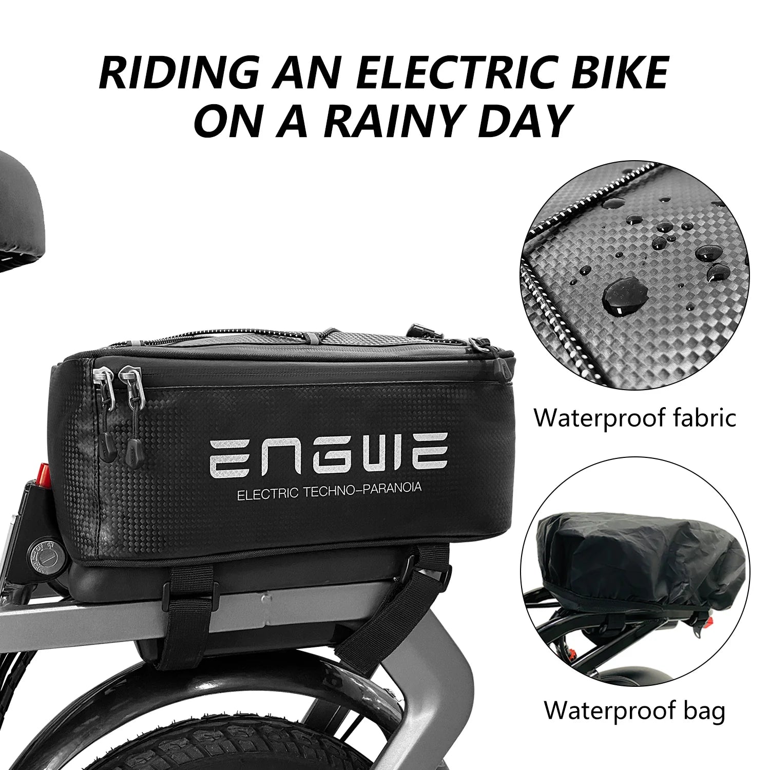 Sac de Porte-Bagages Arrière Vélo | ENGWE | 7L - Atom Motors