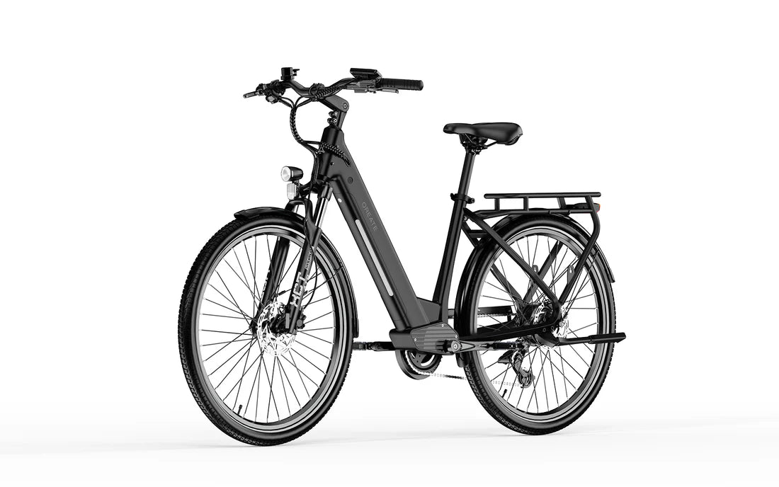 Vélo électrique urbain | A-Spadz QREATE City Pro | 250 W | V-max 25 km/h | Autonomie jusqu’à 100 km - Atom Motors