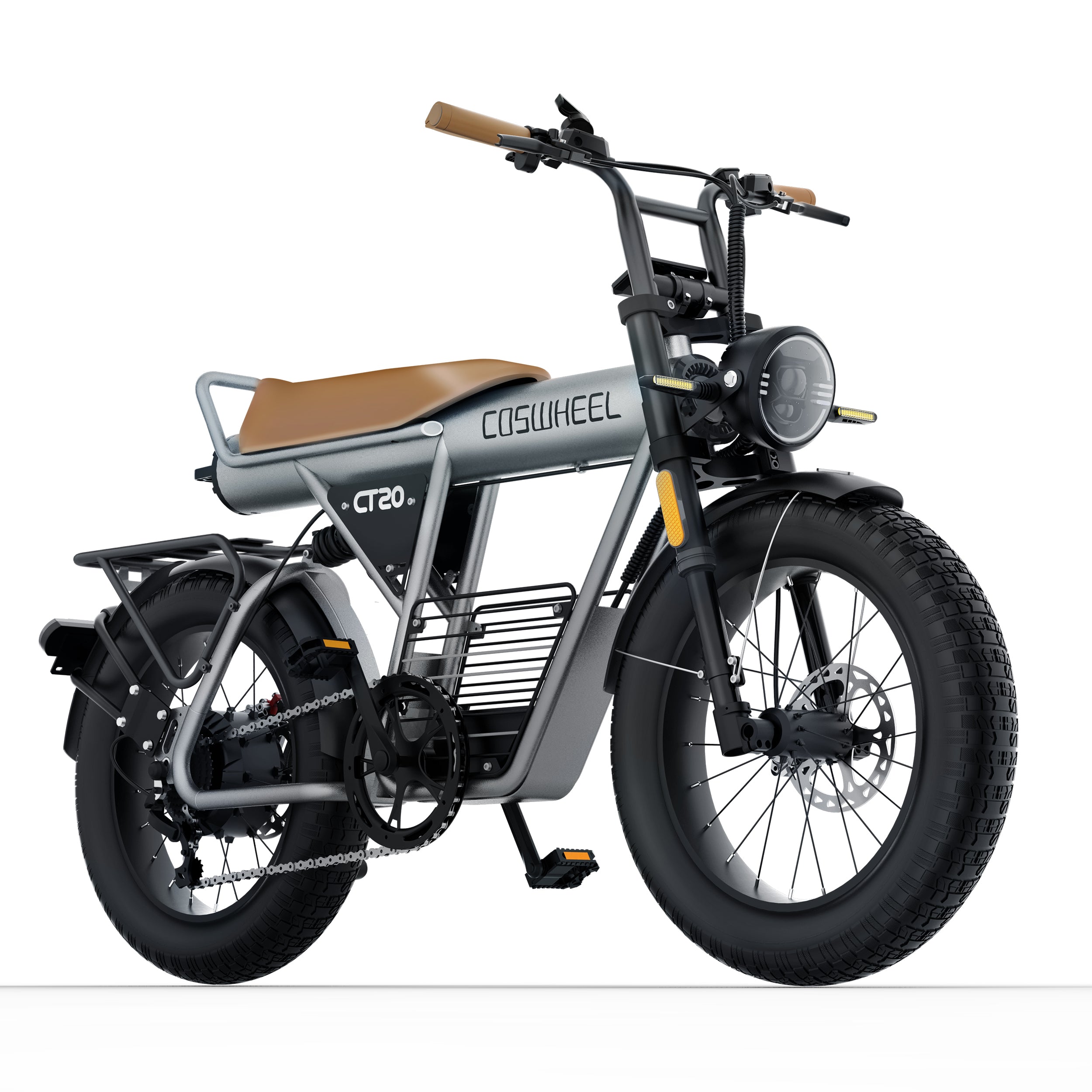 Vélo électrique Fatbike | COSWHEEL CT20 2025 | 1000W | V-max 25 km/h | Autonomie 100 km - Atom Motors