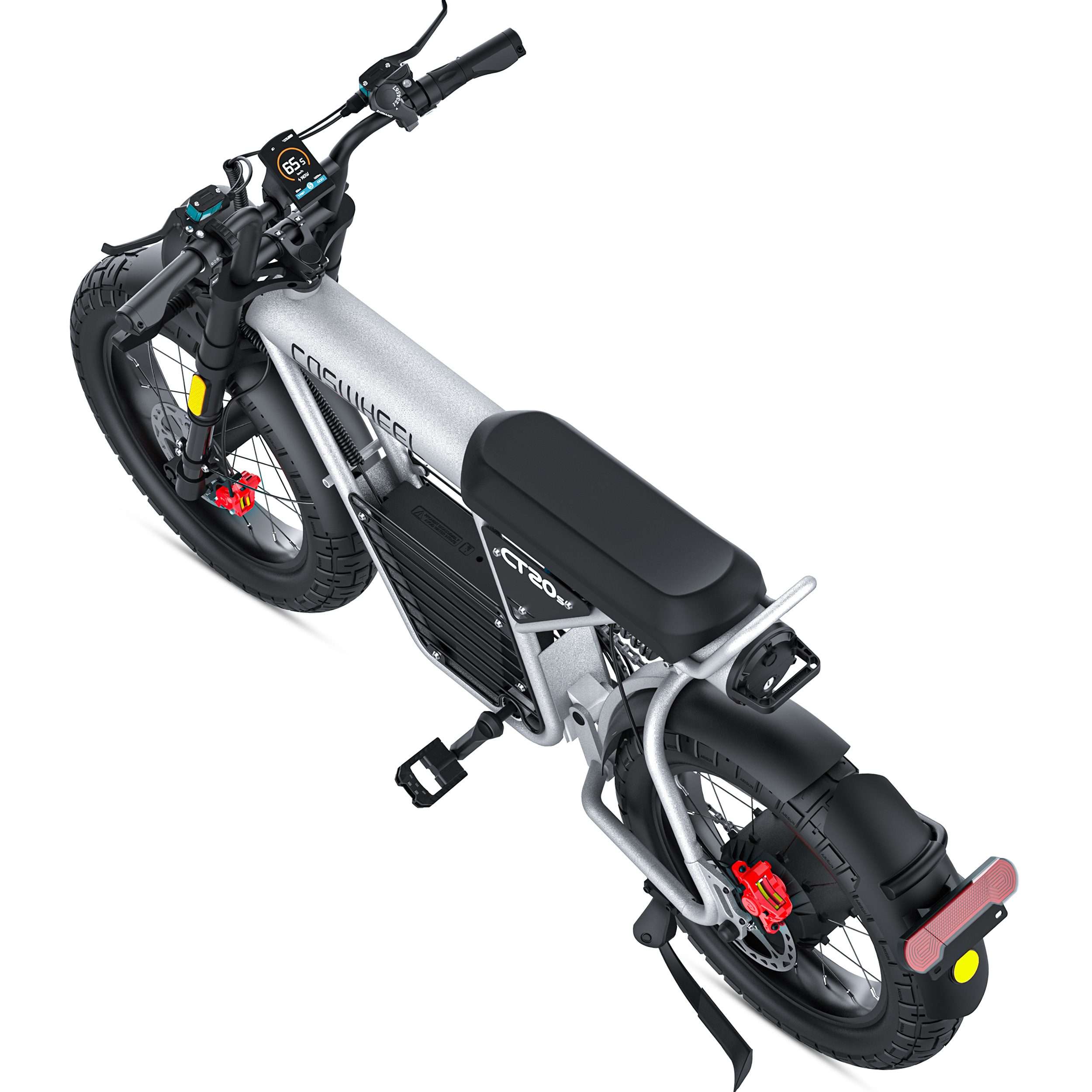 Vélo électrique Fatbike | COSWHEEL CT20S | 1500W | V-max 25 km/h | Autonomie 120 km - Atom Motors