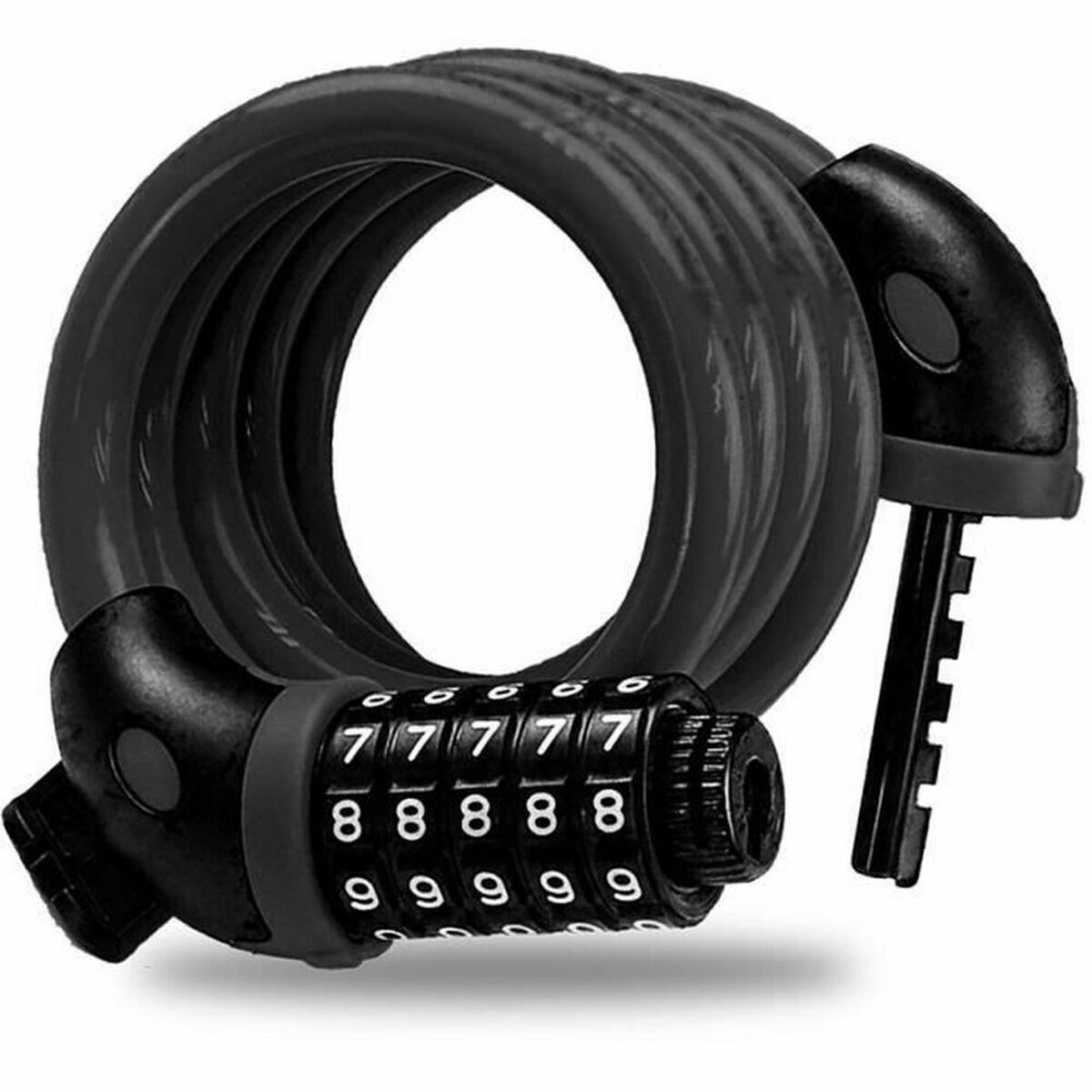 Câble avec cadenas Beeper ME129-12 Noir - Atom Motors