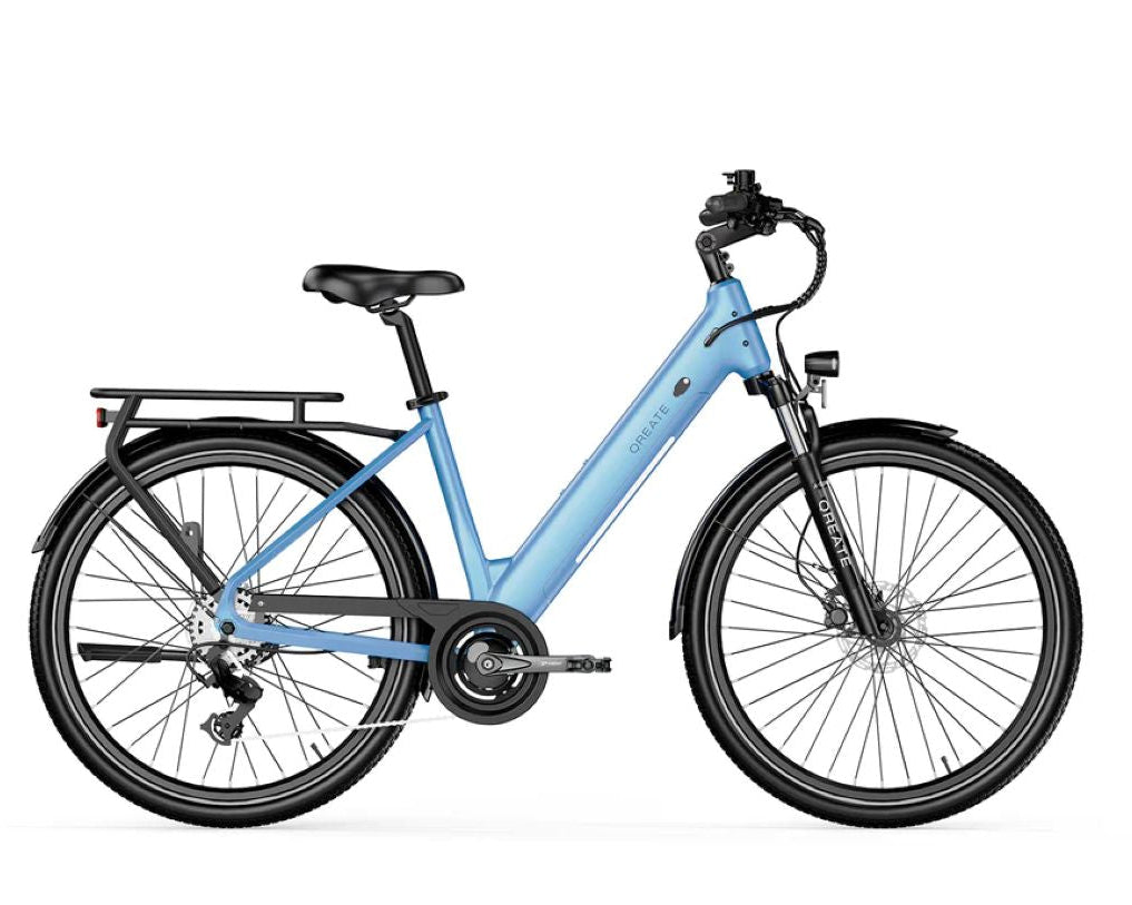 Vélo électrique urbain | A-Spadz QREATE City Air | 250 W | V-max 25 km/h | Autonomie jusqu’à 90 km - Atom Motors