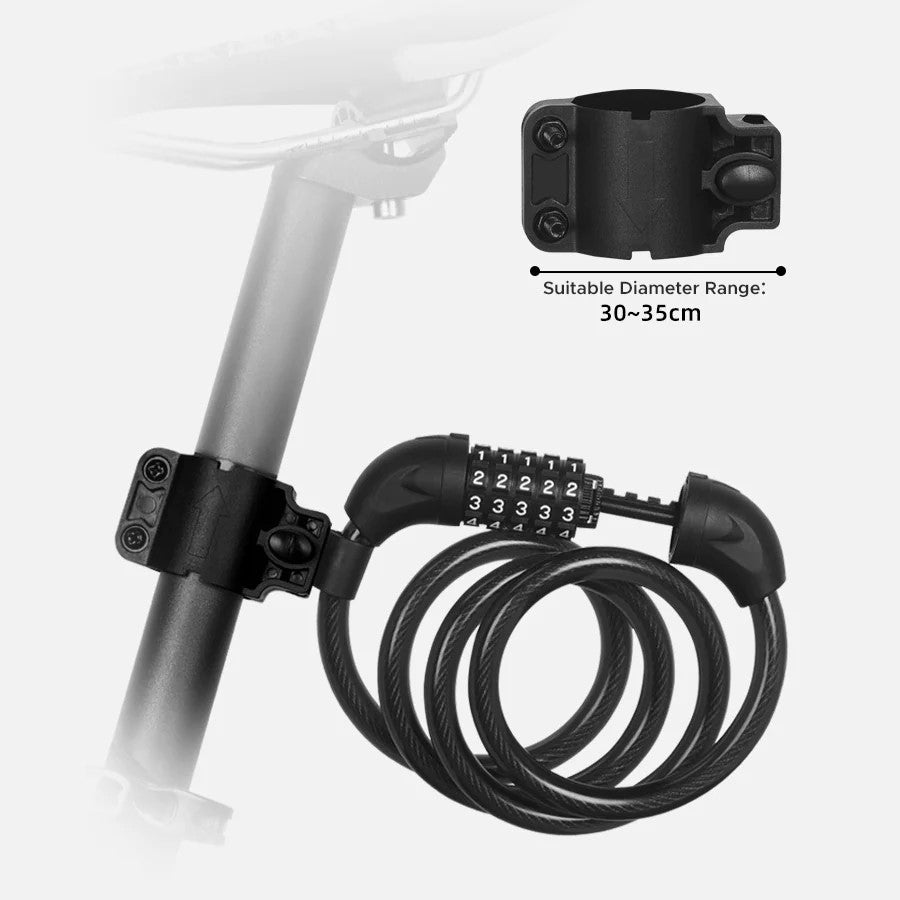 Cadenas Antivol de Vélo | Combinaison 5 chiffres - Atom Motors