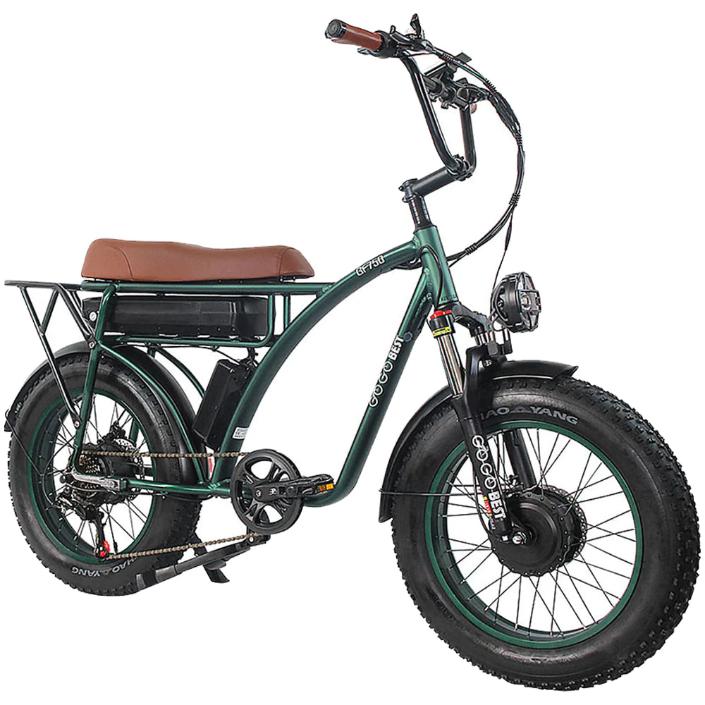 Vélo électrique Fatbike | Gogobest GF750 | 2000 W | V-max 25 km/h | Autonomie 80 km - Atom Motors