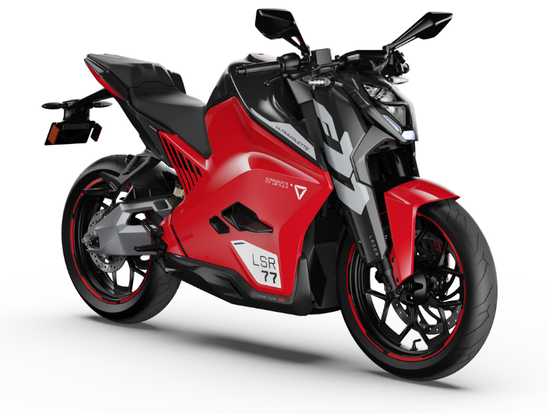 Moto électrique sportive | Ultraviolette F77 Mach 2 | Jusqu’à 155 km/h | Batterie 10,3 kWh | Autonomie jusqu’à 300 km - Atom Motors