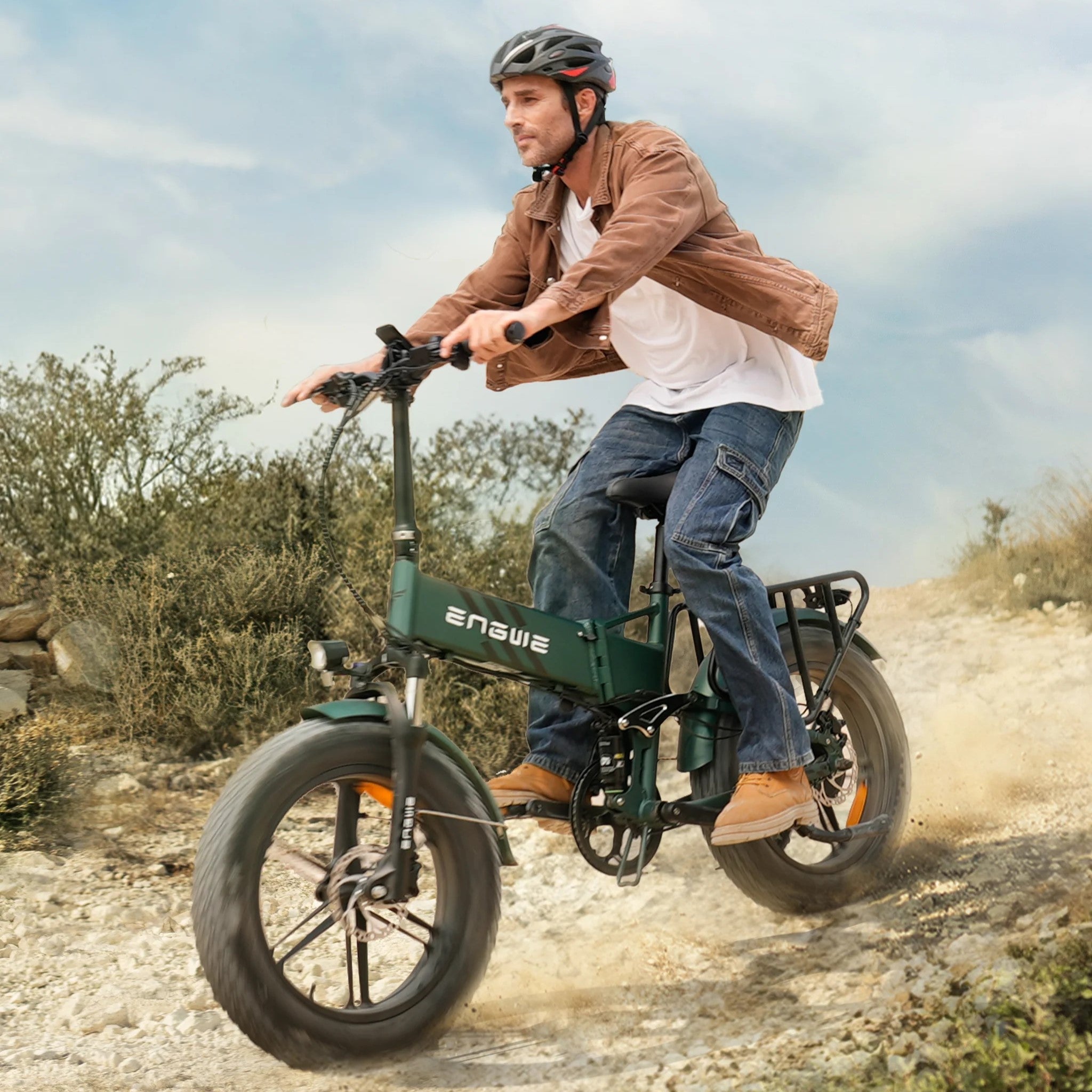 Vélo électrique Fatbike | Engwe Engine Pro 2.0 | 250-750 W | V-max 25 km/h | Autonomie 110 km - Atom Motors
