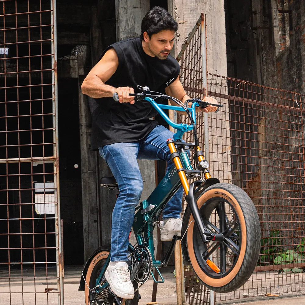 Vélo électrique Fatbike | Fiido M1 Pro | 250 W – 50 Nm | V‑max 25 km/h | Autonomie 88,8 km - Atom Motors