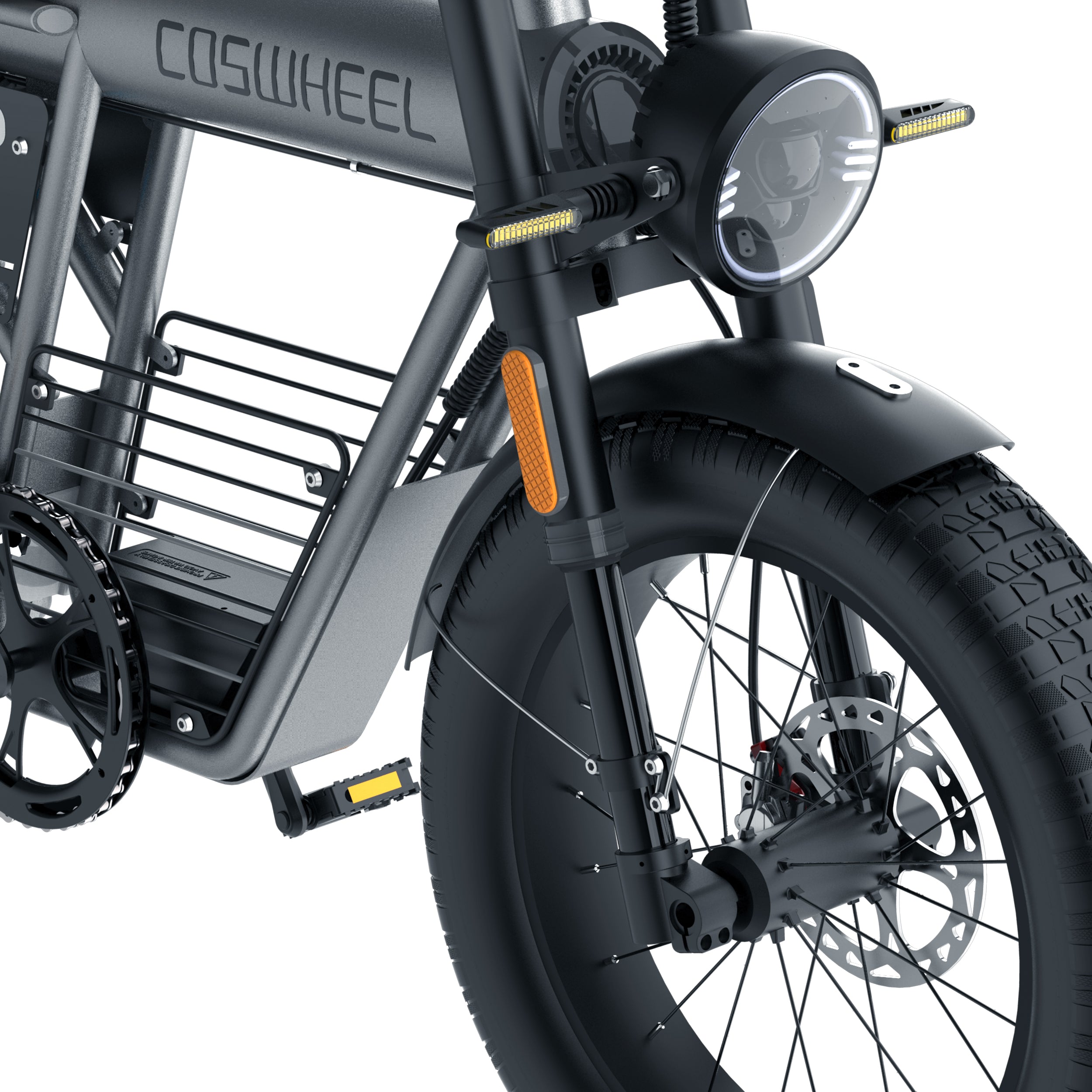 Vélo électrique Fatbike | COSWHEEL CT20 2025 | 1000W | V-max 25 km/h | Autonomie 100 km - Atom Motors