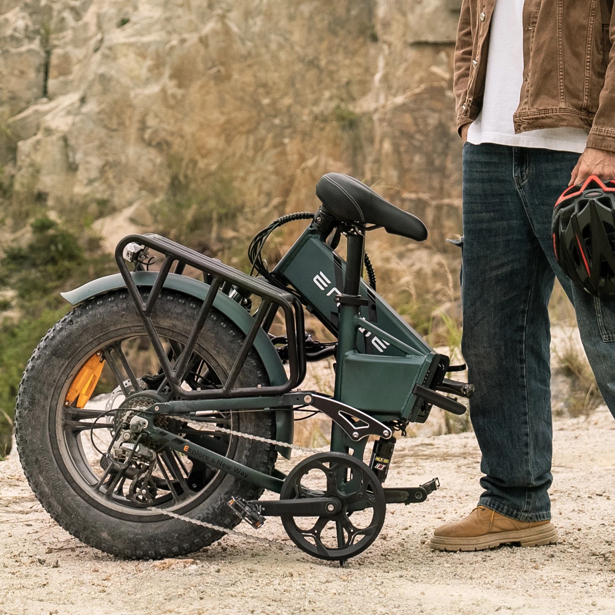 Vélo électrique Fatbike | Engwe Engine Pro 2.0 | 250-750 W | V-max 25 km/h | Autonomie 110 km - Atom Motors