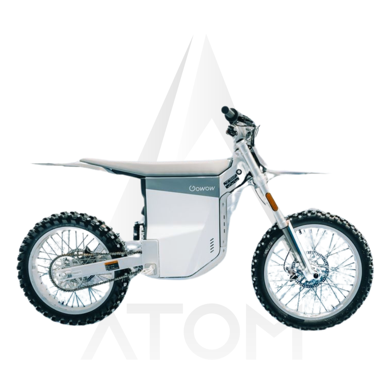 Moto électrique Dirtbike, Gowow Alpha | 8000 W | 50 cc | V-max 45 km/h | Autonomie 75 km - Atom Motors