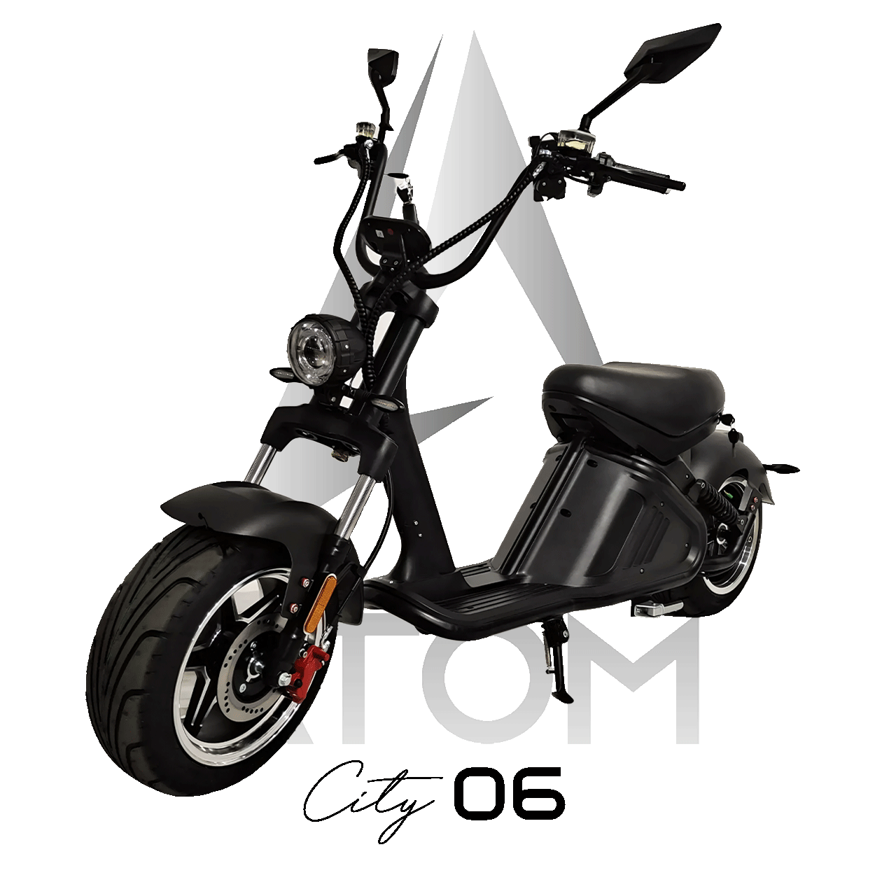 Scooter électrique, Atom City 06 | 3000 W | 50 c | V-max 45 km/h | Autonomie 90 km - Atom Motors