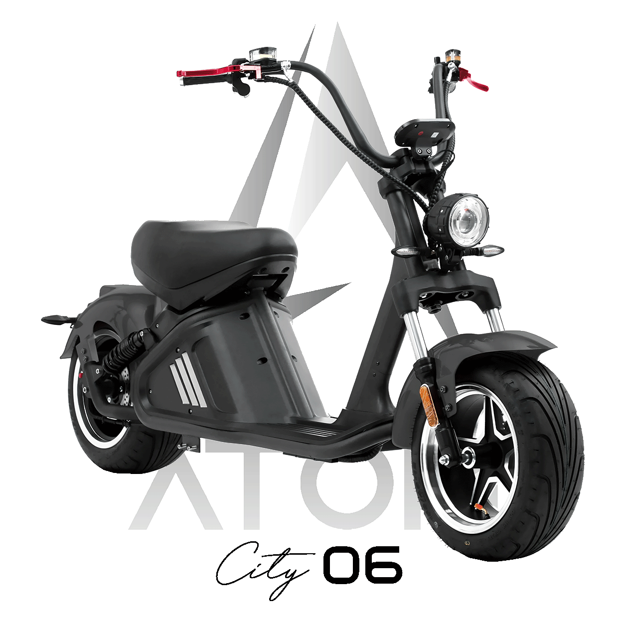 Scooter électrique, Atom City 06 | 3000 W | 50 c | V-max 45 km/h | Autonomie 90 km - Atom Motors