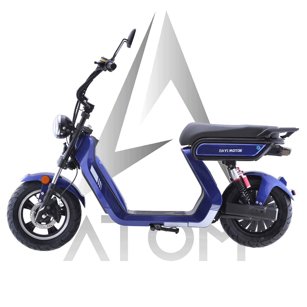 Scooter électrique, Atom City 07 | Dayi Baldur | 2000 W | 50 cc | V-max 45 km/h | Autonomie 60 km - Atom Motors