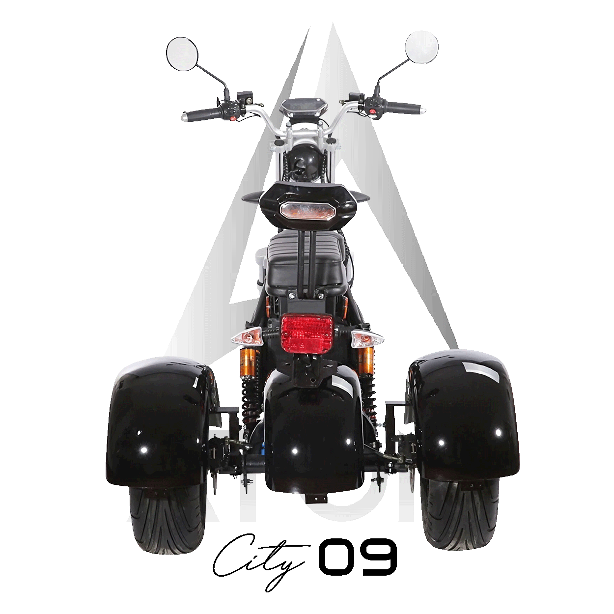 Scooter électrique, Atom City 09 | 2000 W | 50 cc | V-max 45 km/h | Autonomie 60 km - Atom Motors