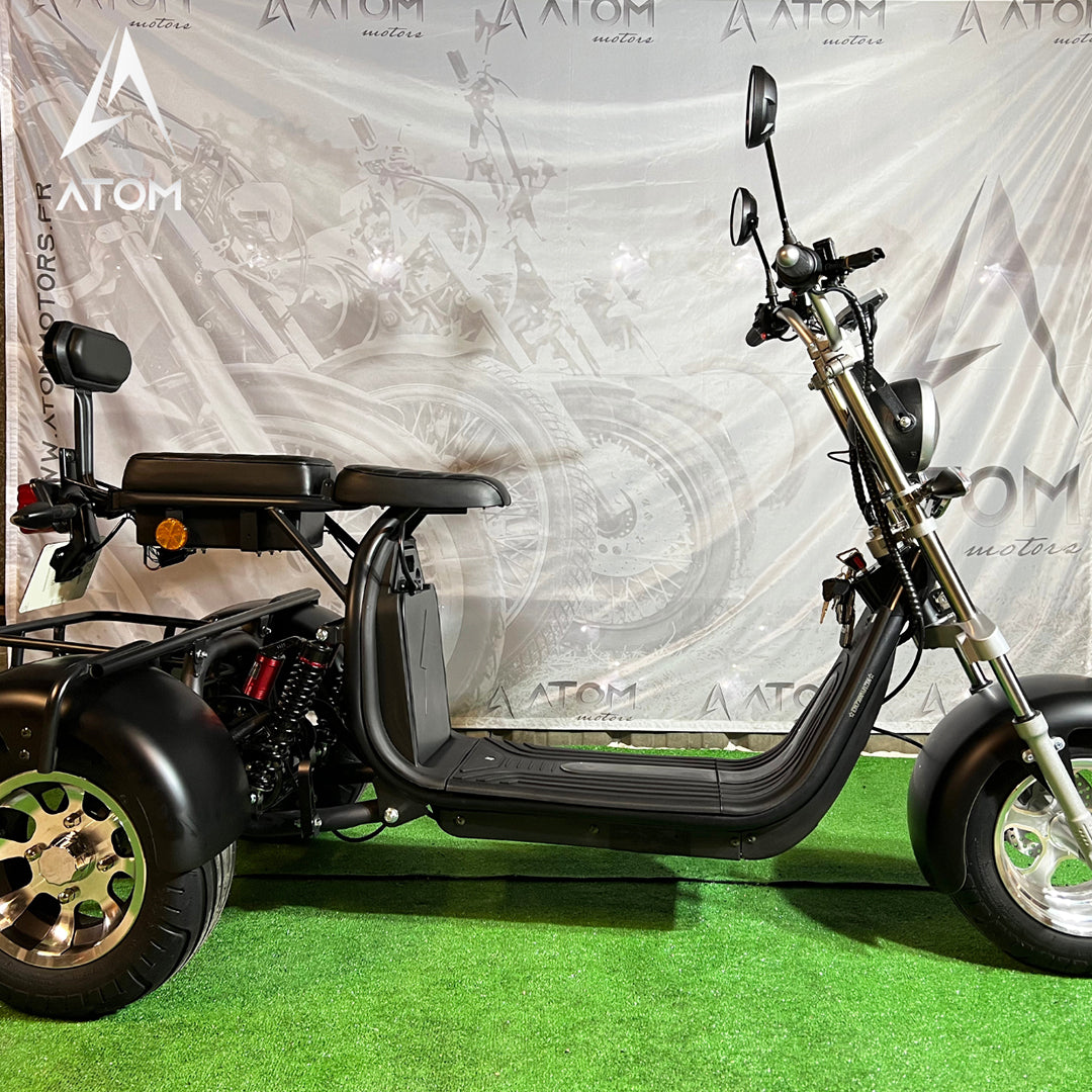 Scooter électrique, Atom City 09 | 2000 W | 50 cc | V-max 45 km/h | Autonomie 60 km - Atom Motors