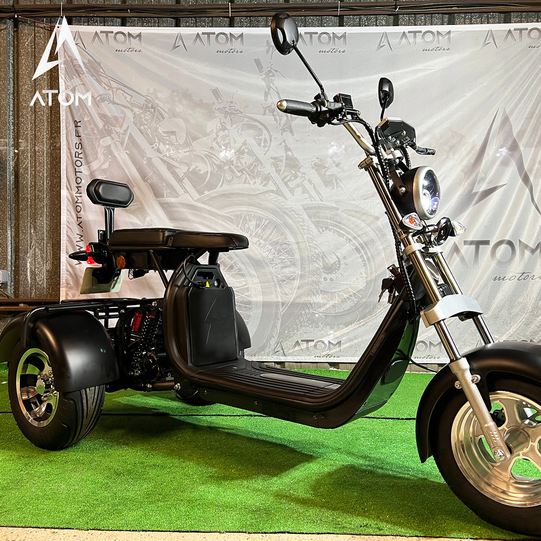 Scooter électrique, Atom City 09 | 2000 W | 50 cc | V-max 45 km/h | Autonomie 60 km - Atom Motors