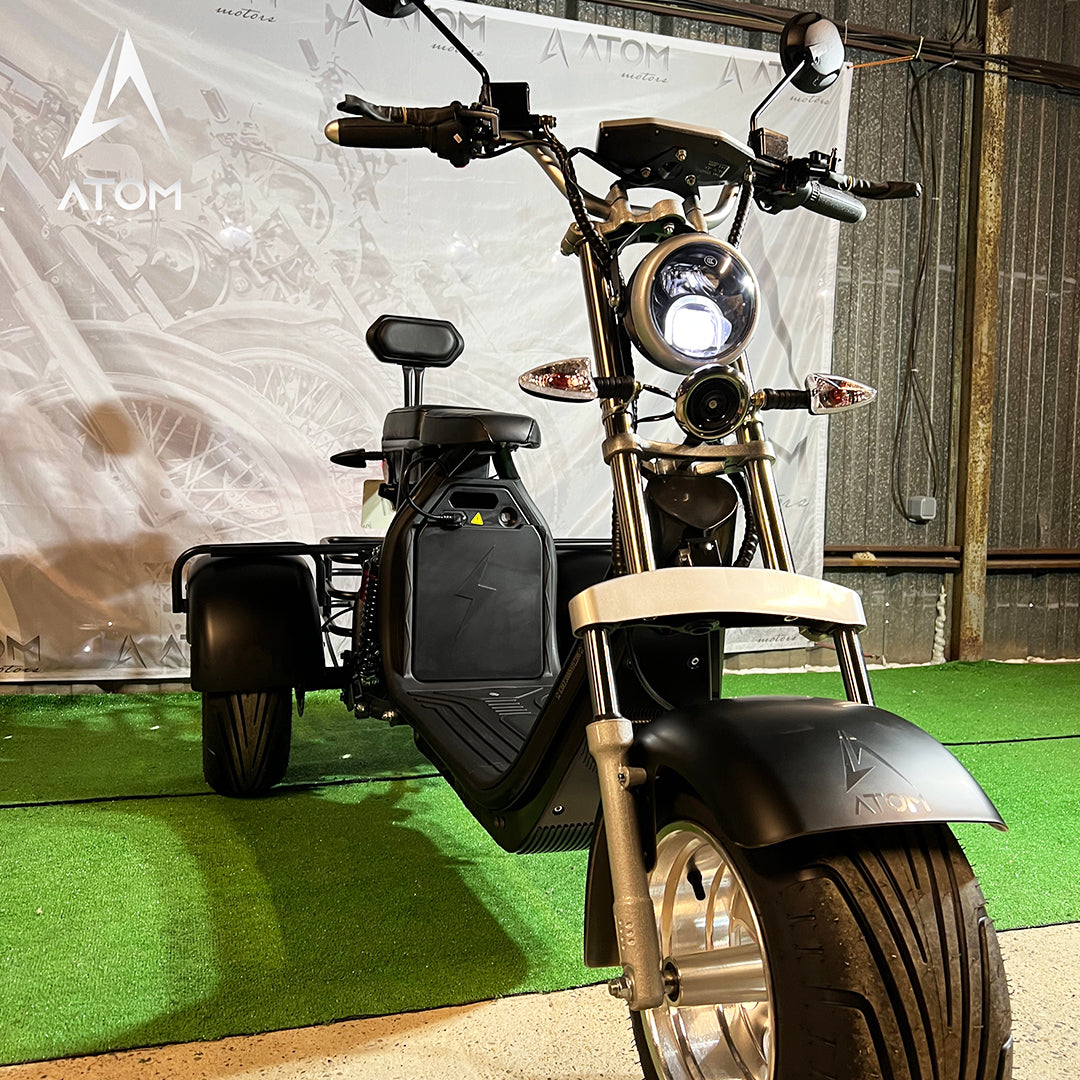 Scooter électrique, Atom City 09 | 2000 W | 50 cc | V-max 45 km/h | Autonomie 60 km - Atom Motors