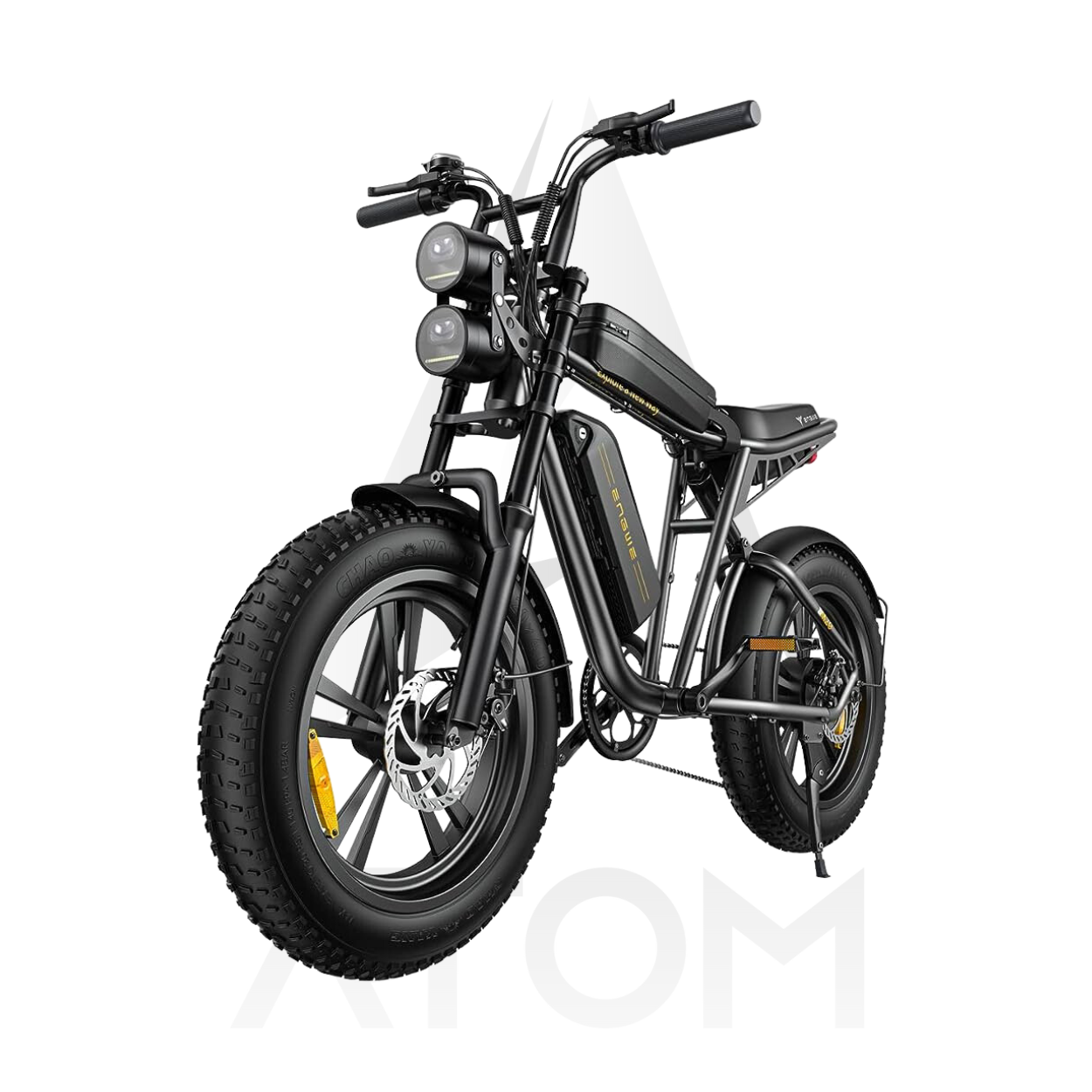 Vélo électrique Fatbike | Engwe M20 | 750 W | V-max 25 km/h | Autonomie 150 km - Atom Motors