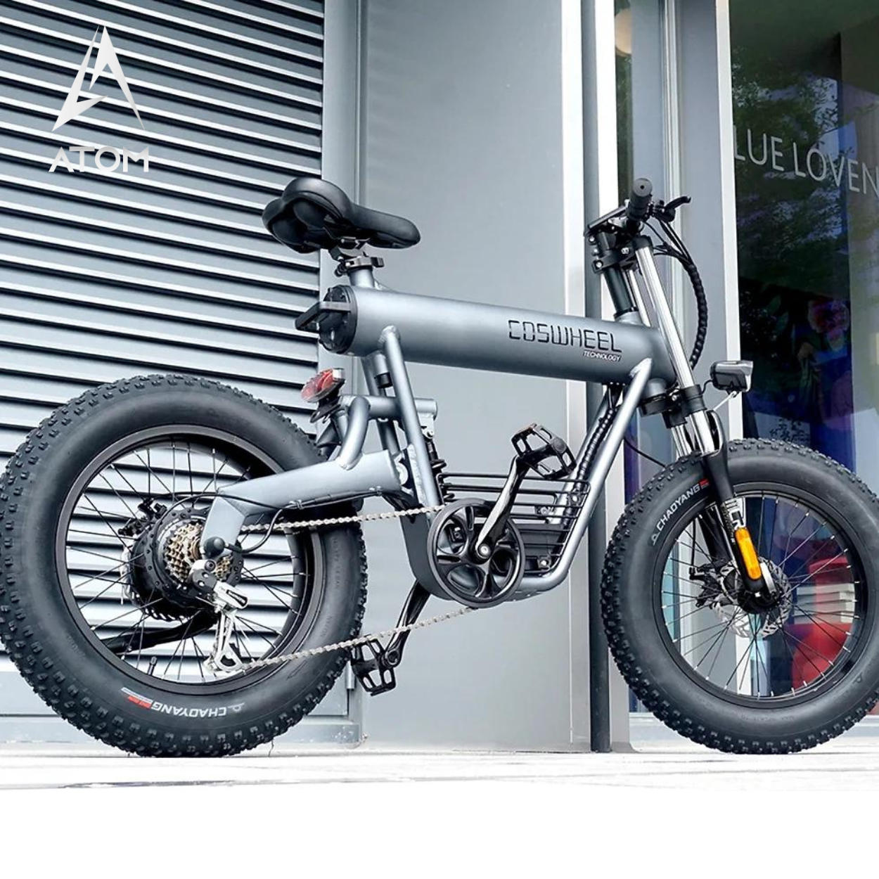 Vélo électrique Fatbike | COSWHEEL T20 | 500 W | V-max 25 km/h | Autonomie 80 km - Atom Motors