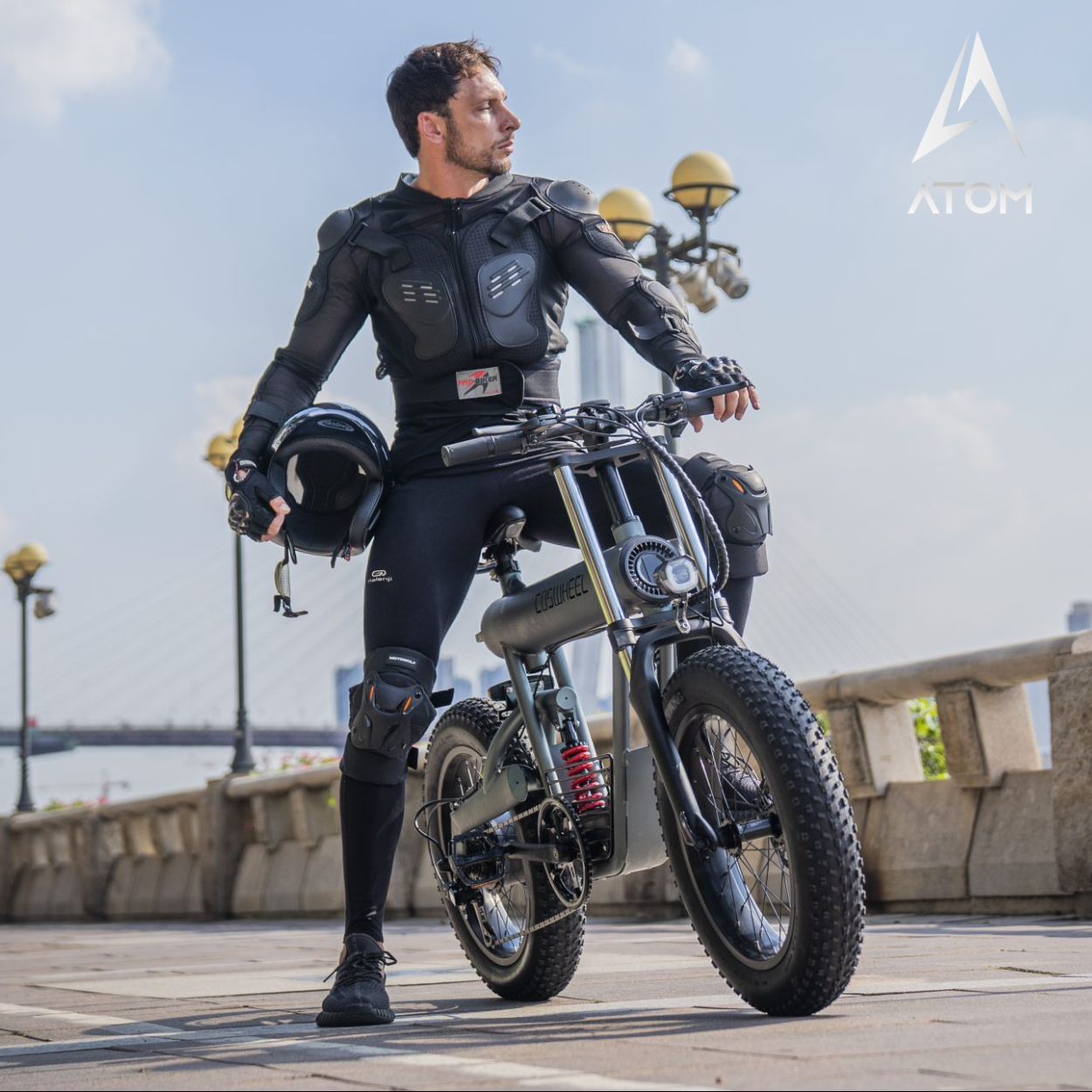 Vélo électrique Fatbike | COSWHEEL T20 | 500 W | V-max 25 km/h | Autonomie 80 km - Atom Motors