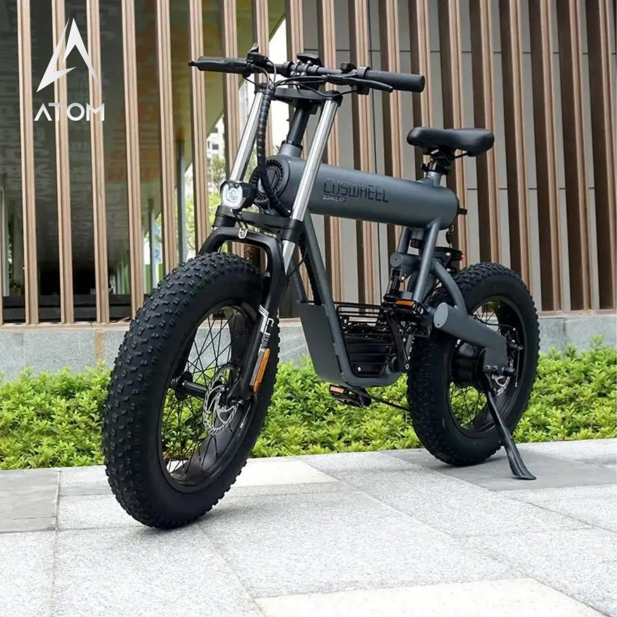 Vélo électrique Fatbike | COSWHEEL T20 | 500 W | V-max 25 km/h | Autonomie 80 km - Atom Motors