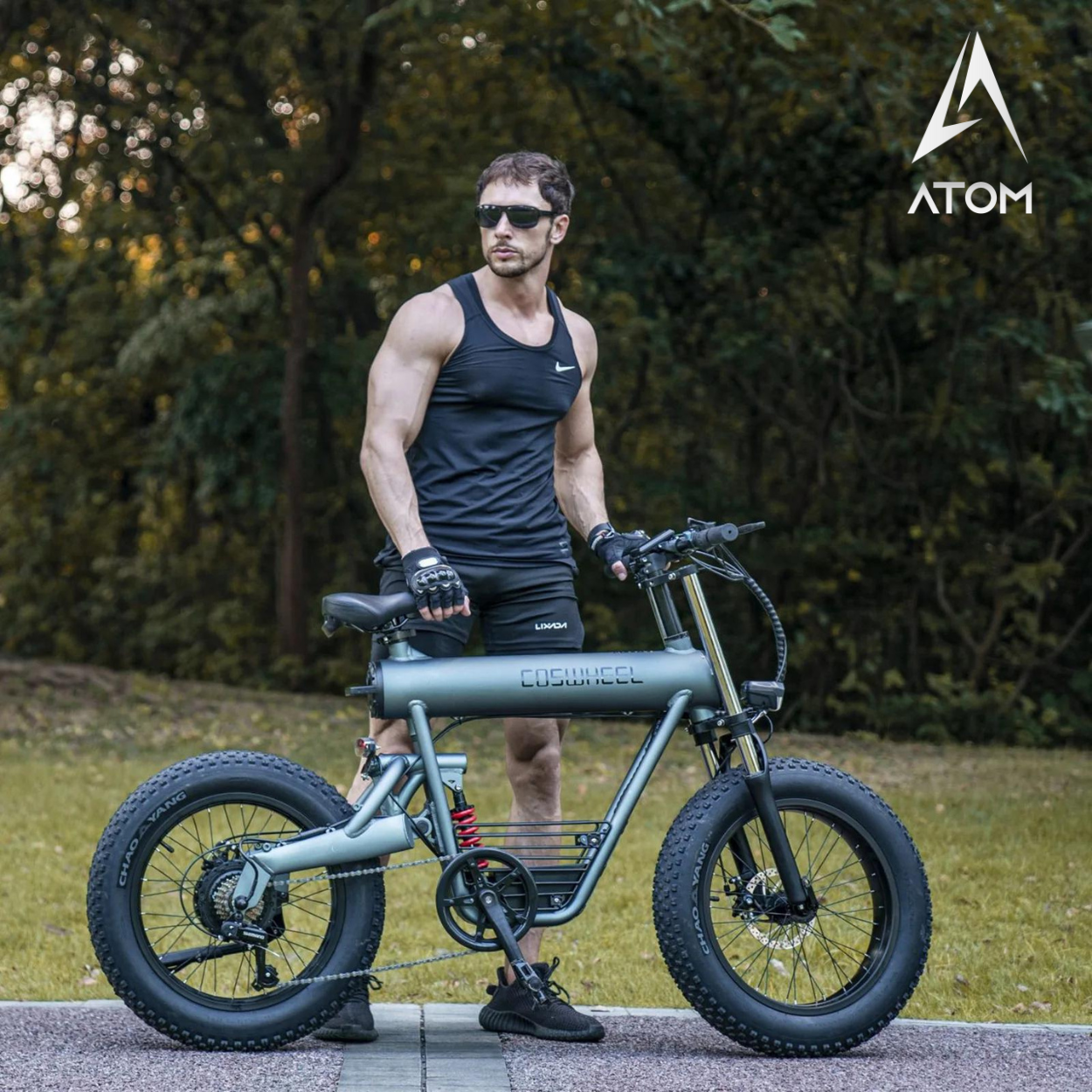 Vélo électrique Fatbike | COSWHEEL T20 | 500 W | V-max 25 km/h | Autonomie 80 km - Atom Motors