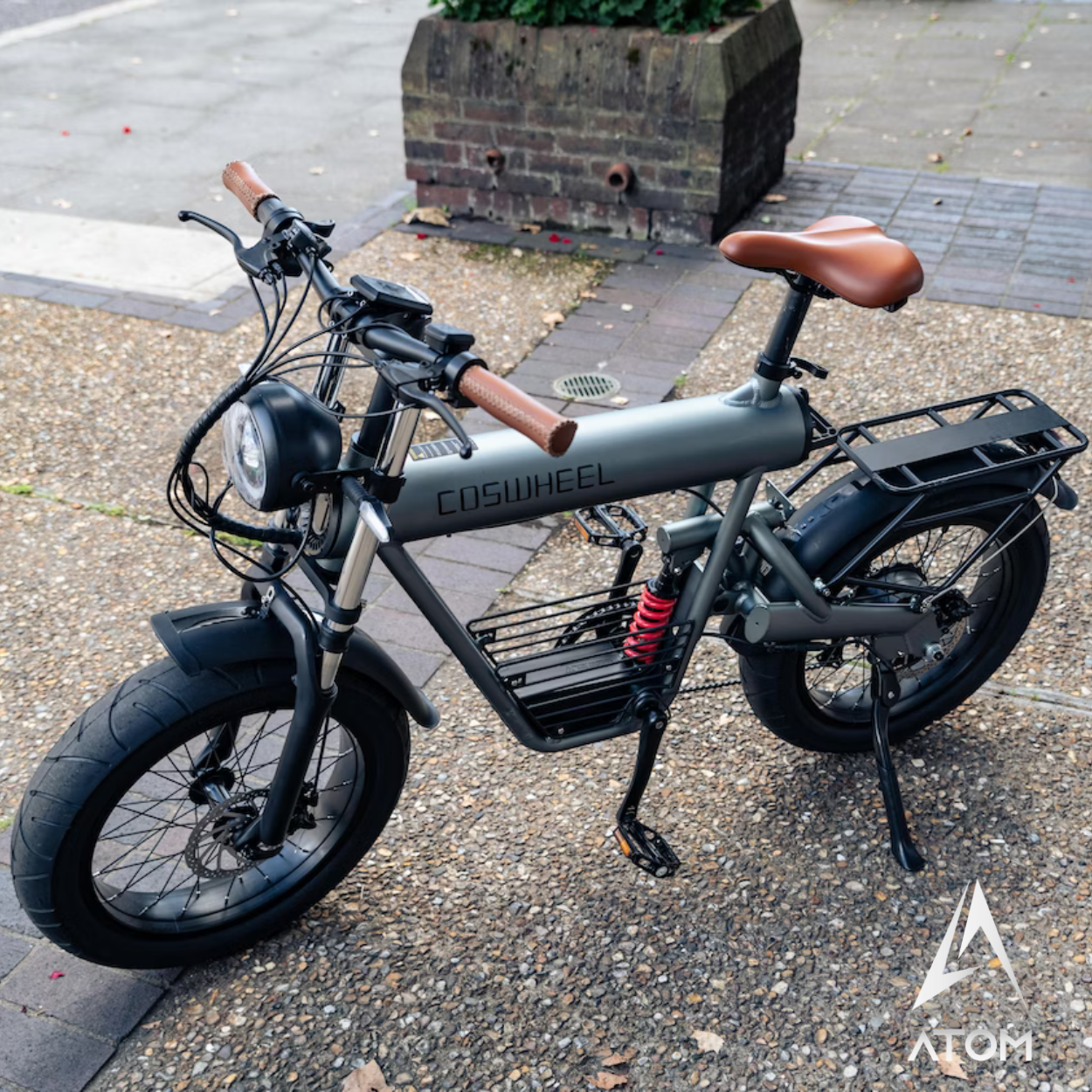 Vélo électrique Fatbike | COSWHEEL T20R | 750W - 1000W | V-max 25 km/h | Autonomie 70 km - Atom Motors