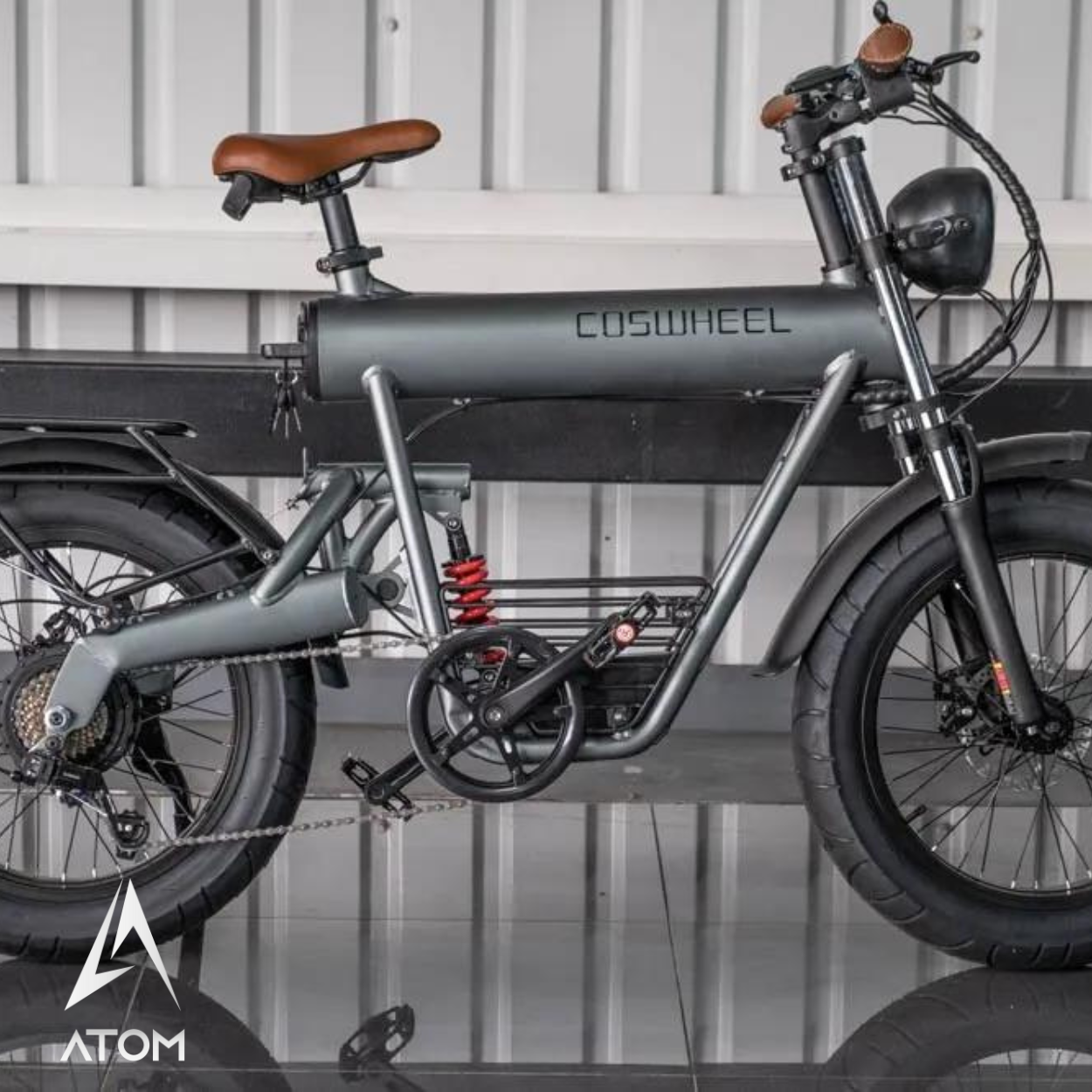Vélo électrique Fatbike | COSWHEEL T20R | 750W - 1000W | V-max 25 km/h | Autonomie 70 km - Atom Motors
