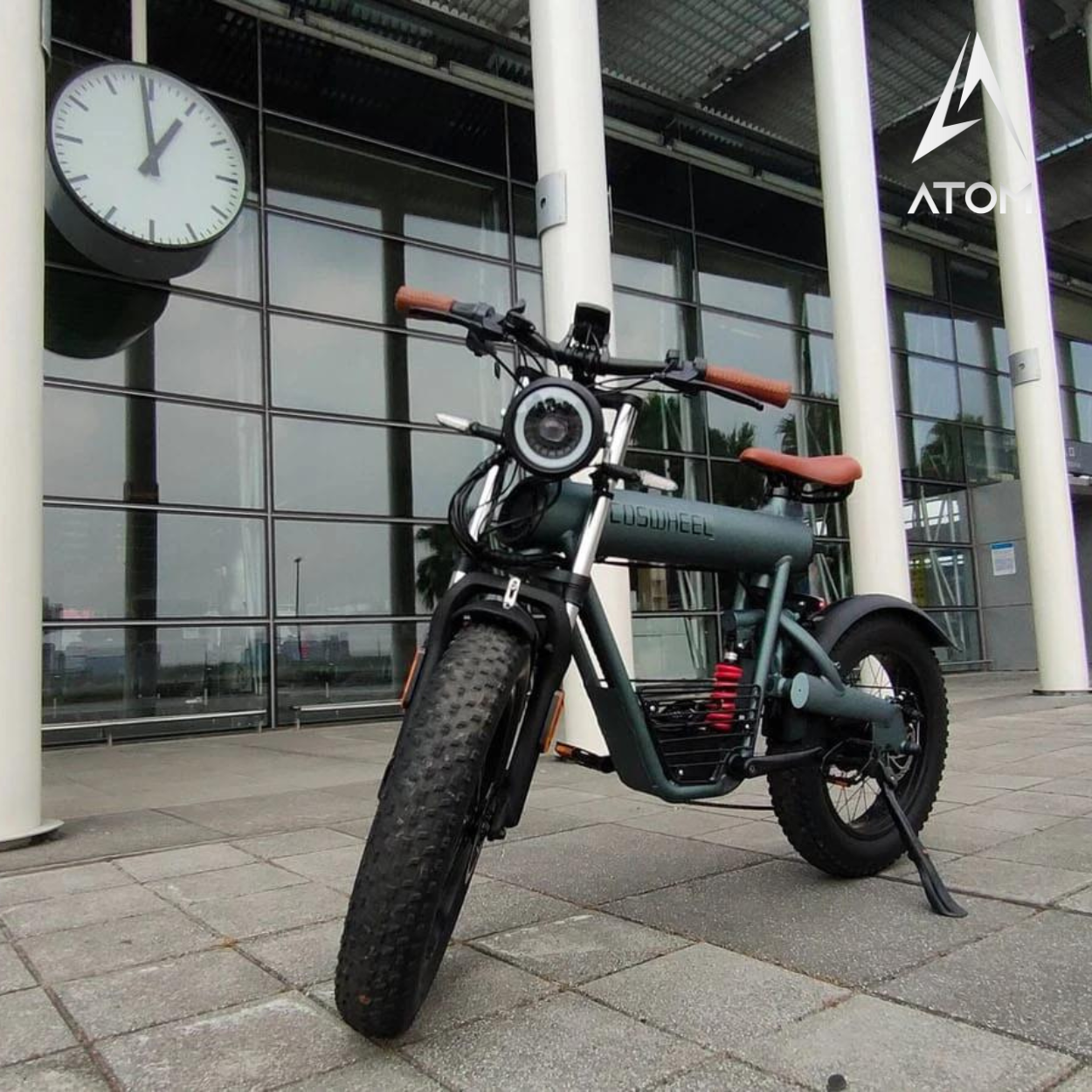 Vélo électrique Fatbike | COSWHEEL T20R | 750W - 1000W | V-max 25 km/h | Autonomie 70 km - Atom Motors