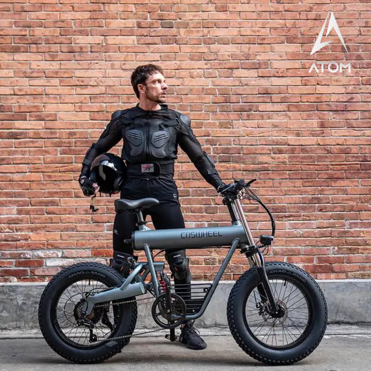 Vélo électrique Fatbike | COSWHEEL T20 | 500 W | V-max 25 km/h | Autonomie 80 km - Atom Motors