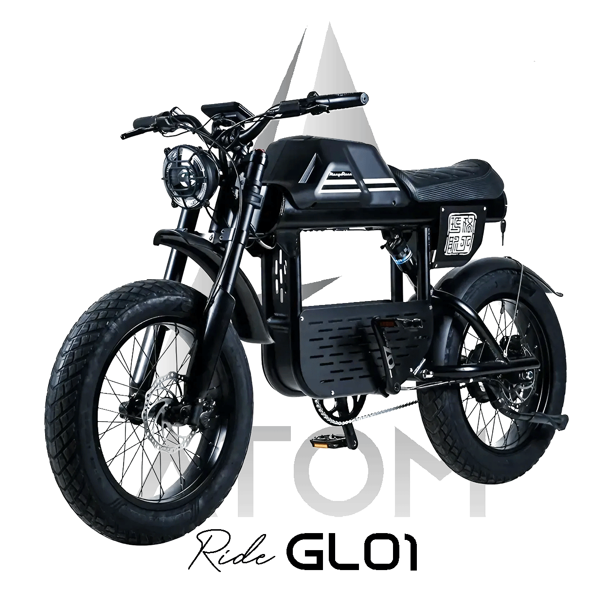 Vélo électrique, Atom RIDE-GL01  | 1000 W | V-max 25 km/h | Autonomie 55 km - Atom Motors