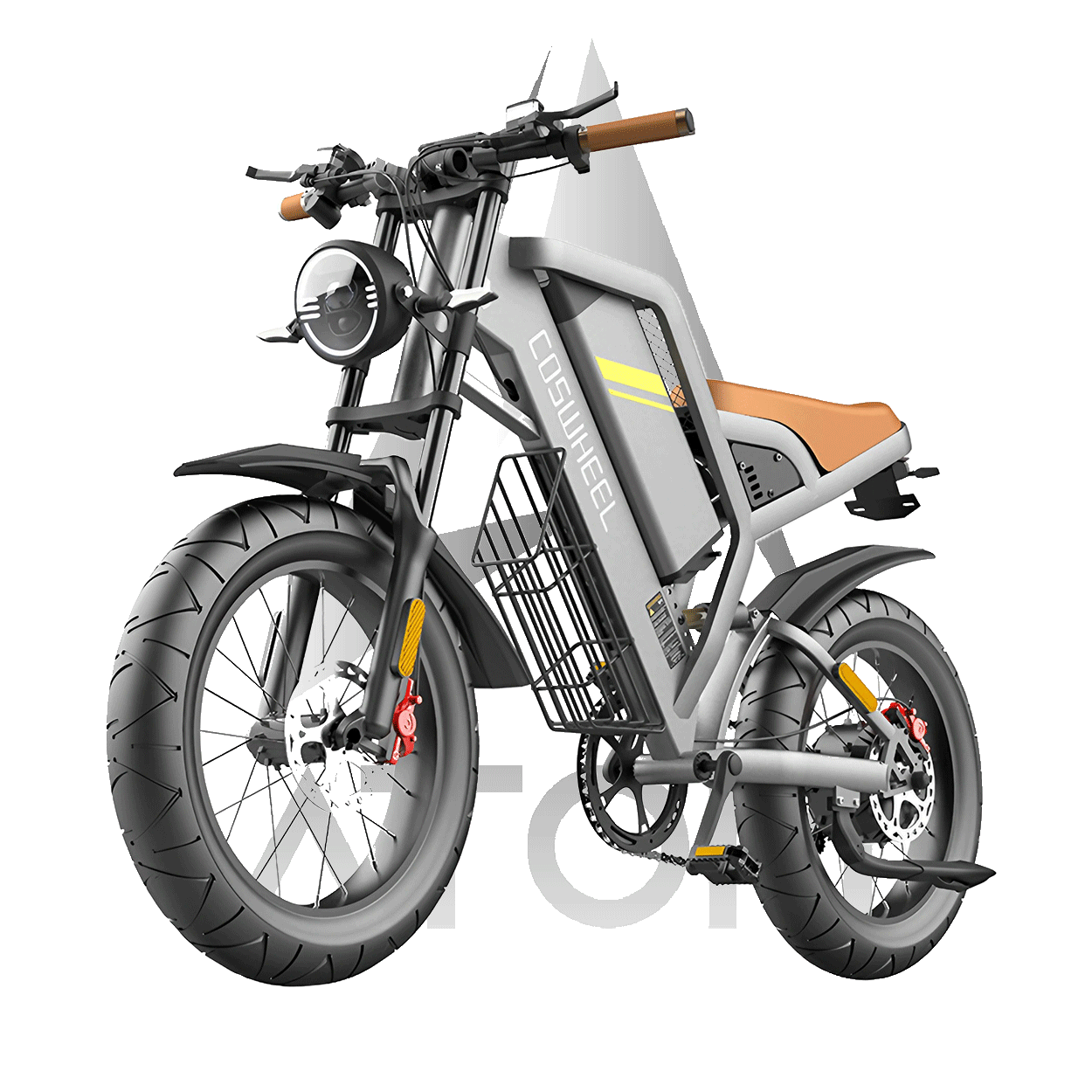 Vélo électrique Fatbike | COSWHEEL GT20 | 1000W | V-max 25 km/h | Autonomie 100 km - Atom Motors