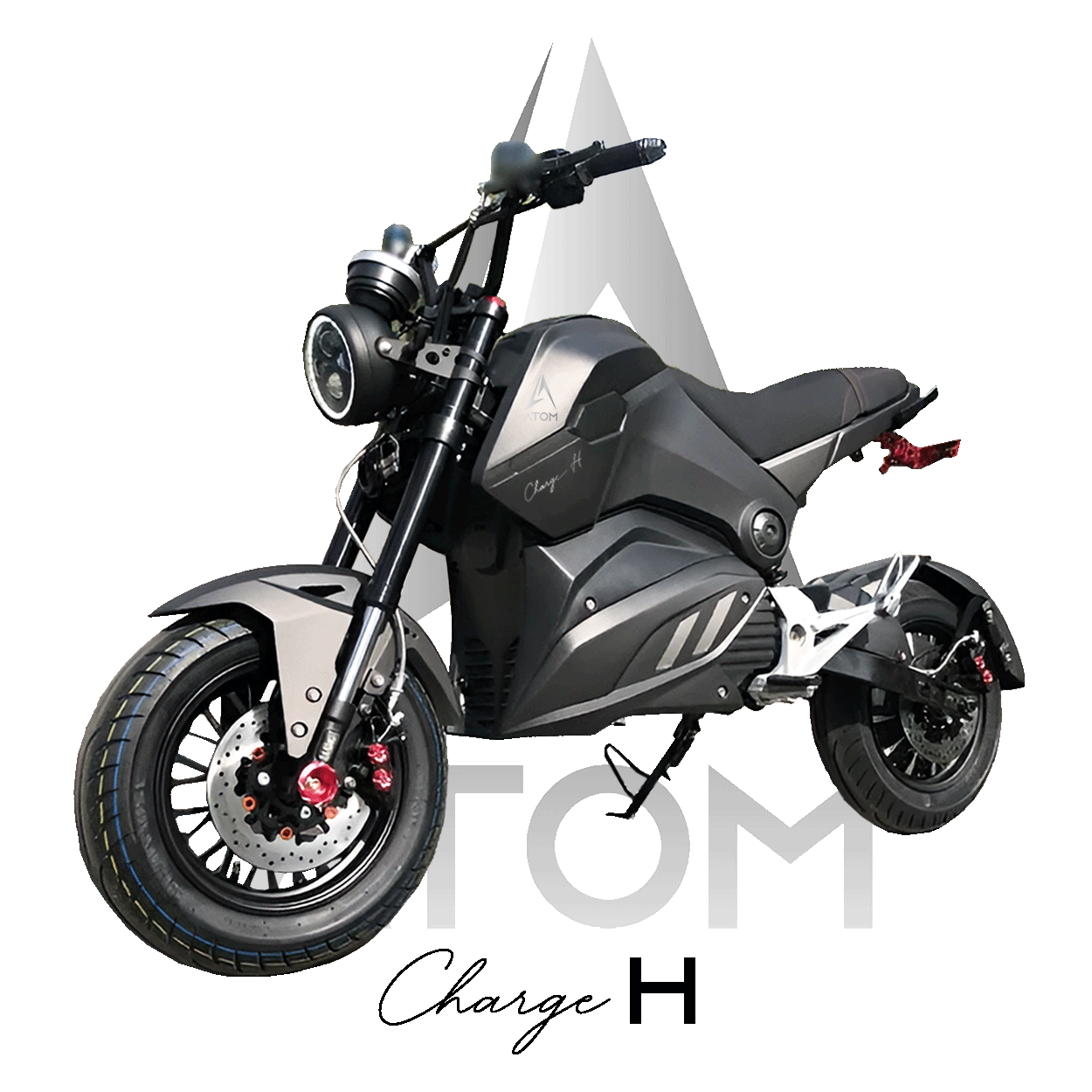 Moto électrique, Atom Charge H | 3000 W | 50 cc | V-max 45 km/h | Autonomie 130 km - Atom Motors