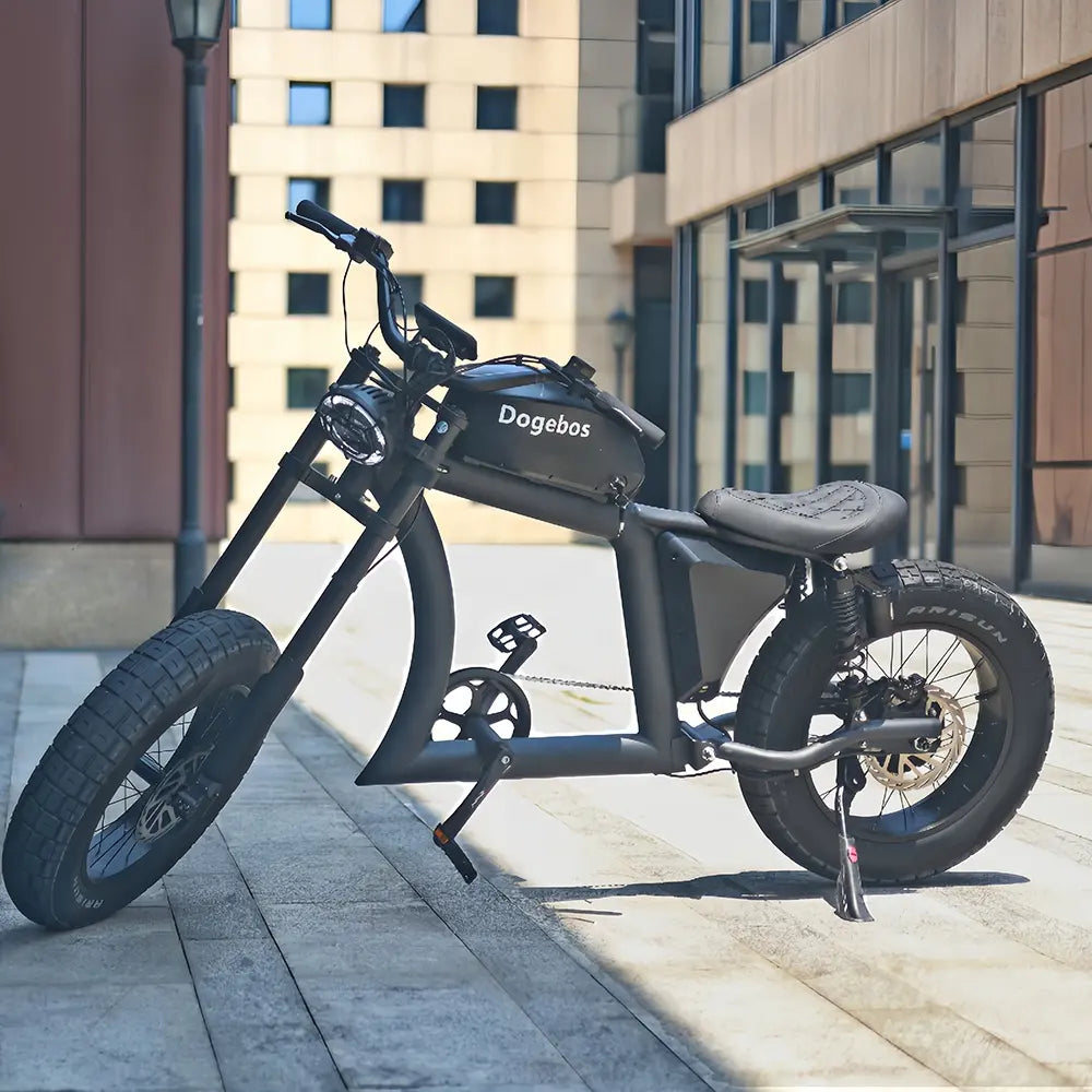 Vélo Électrique | Dogebos FT-02 S | 750 W | V-max 25 km/h | Autonomie 60-100 km - Atom Motors