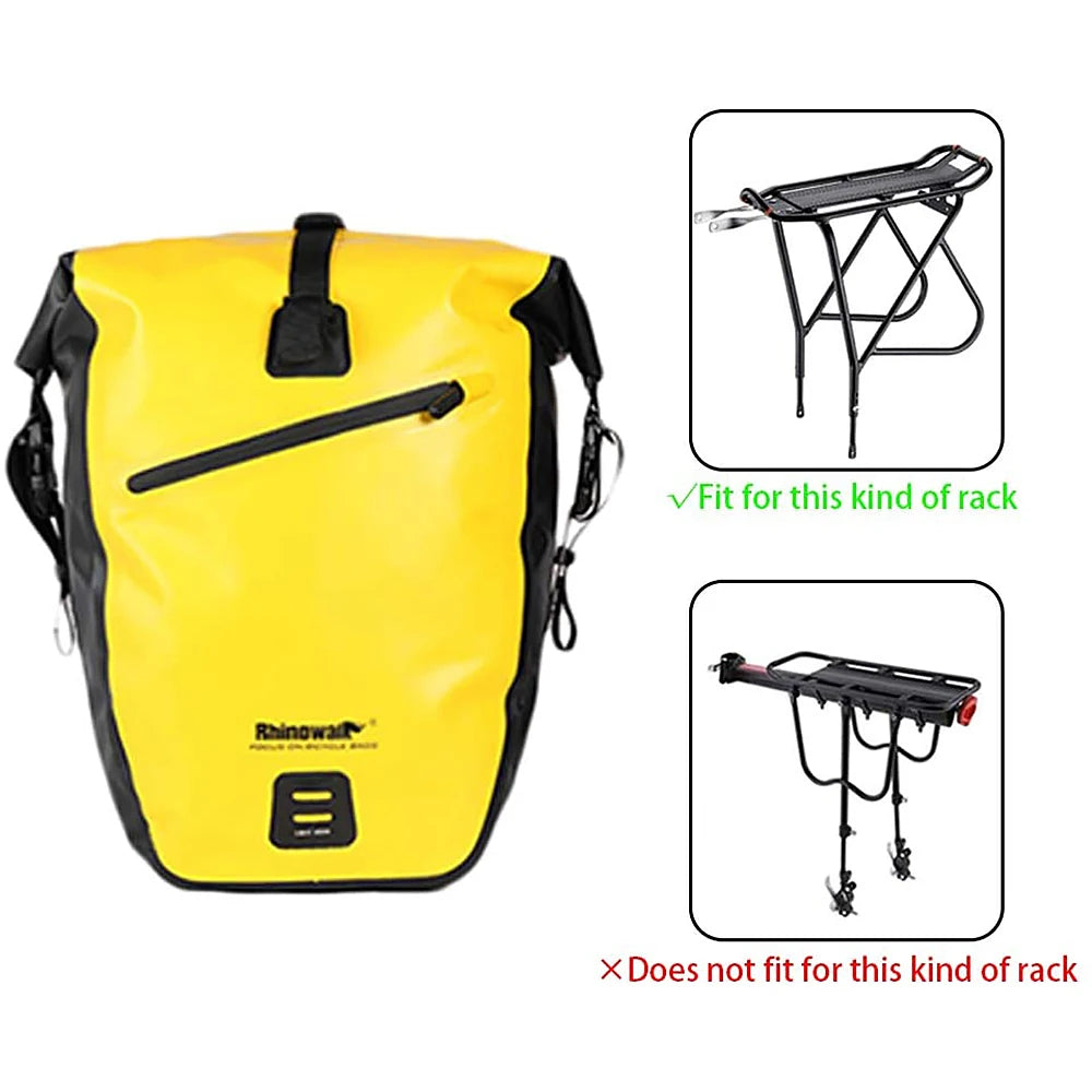 Sac Porte-bagage de Vélo Étanche | Rhinowalk | 27L - Atom Motors