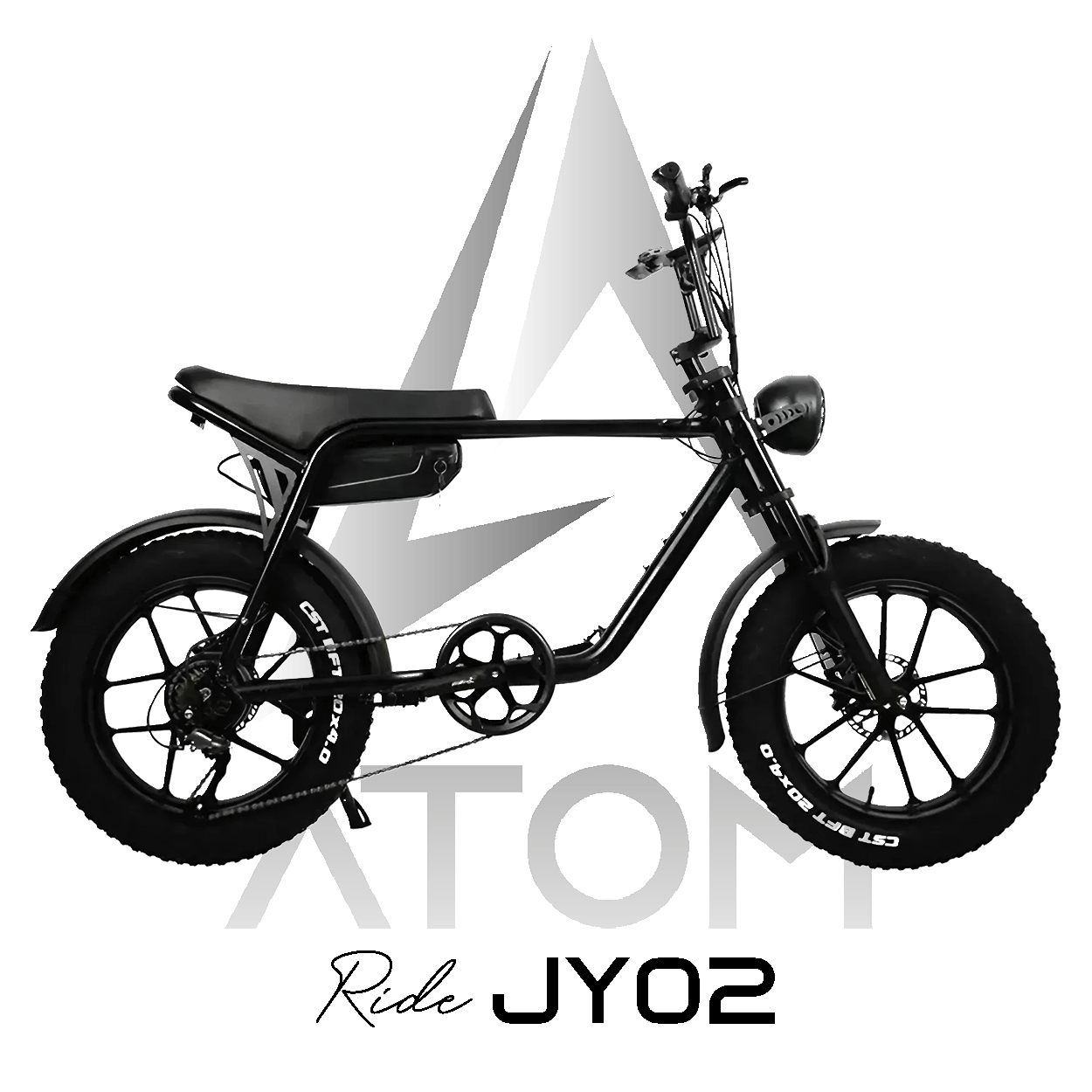 Vélo électrique Fatbike | Atom Ride JY02 | 750 W | V-max 25 km/h | Autonomie 100 km - Atom Motors