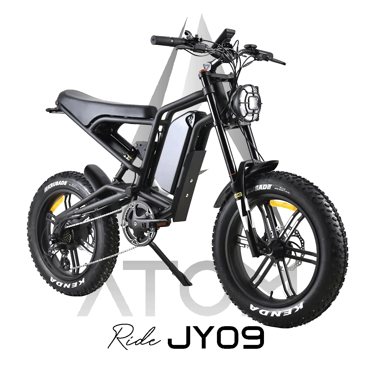 Vélo électrique Fatbike | Atom Ride JY09 | 500 W | V-max 25 km/h | Autonomie 105 km - Atom Motors