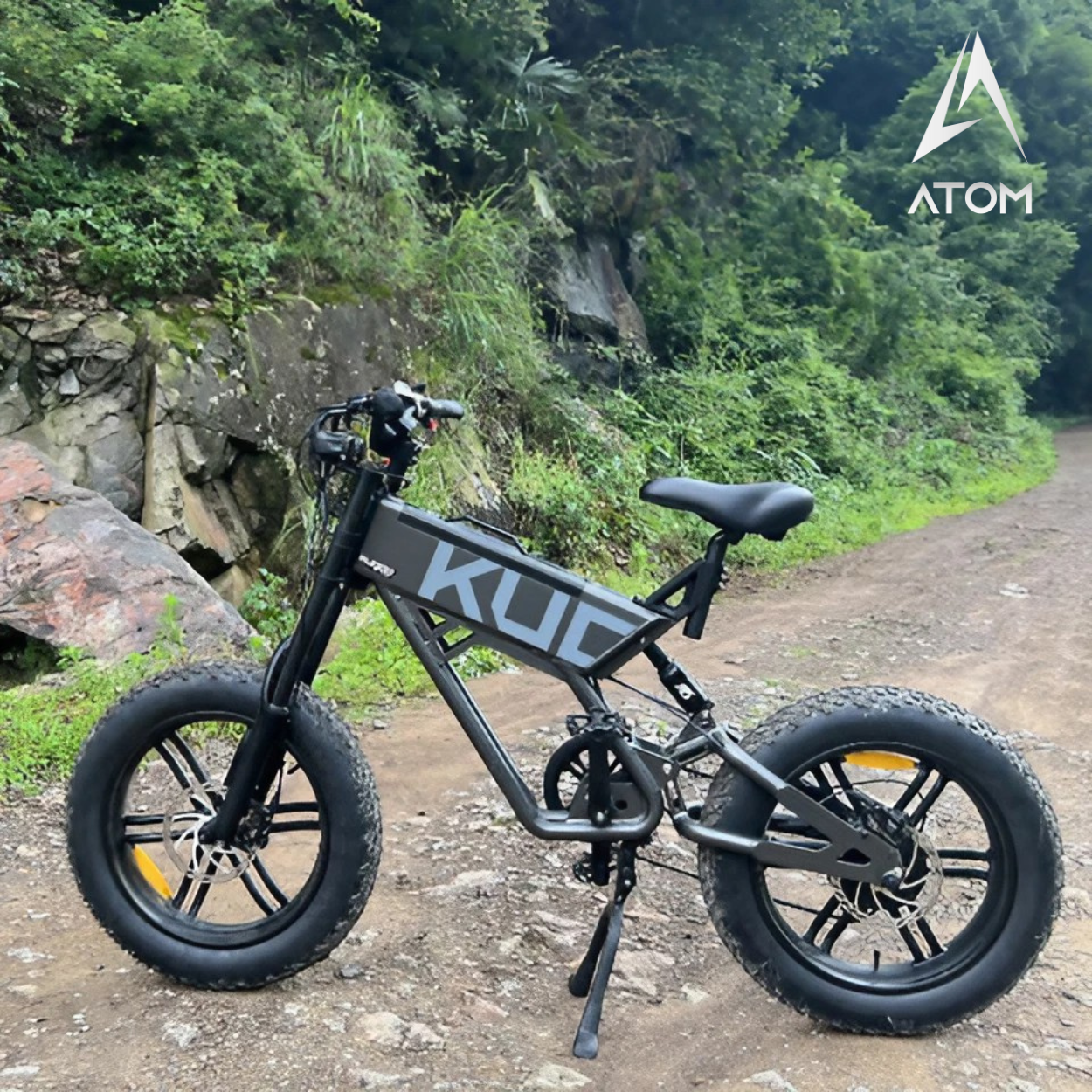 Vélo électrique Fatbike | KUGOO T01 | 500 W | V-max 25 km/h | Autonomie 65 km - Atom Motors