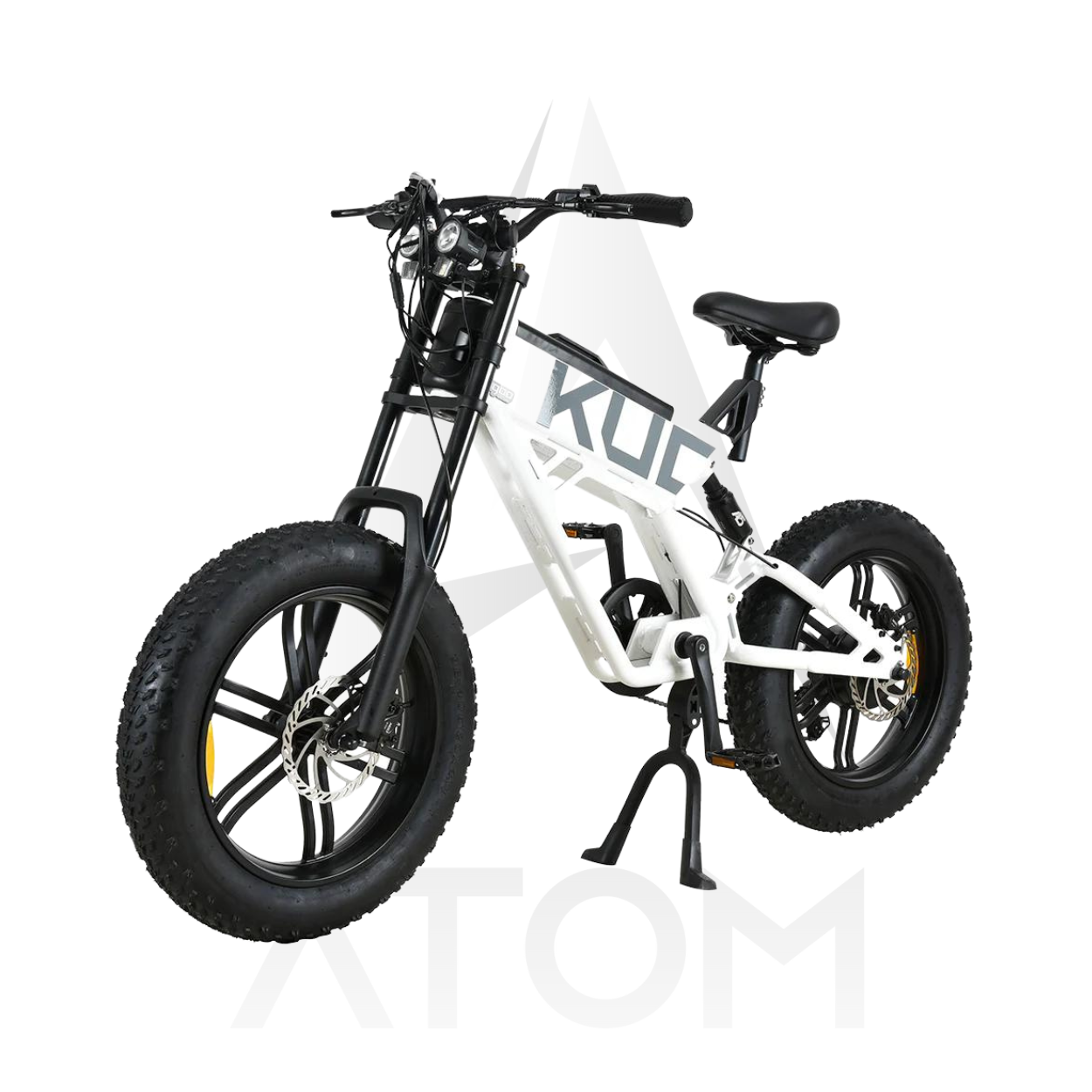 Vélo électrique Fatbike | KUGOO T01 | 500 W | V-max 25 km/h | Autonomie 65 km - Atom Motors