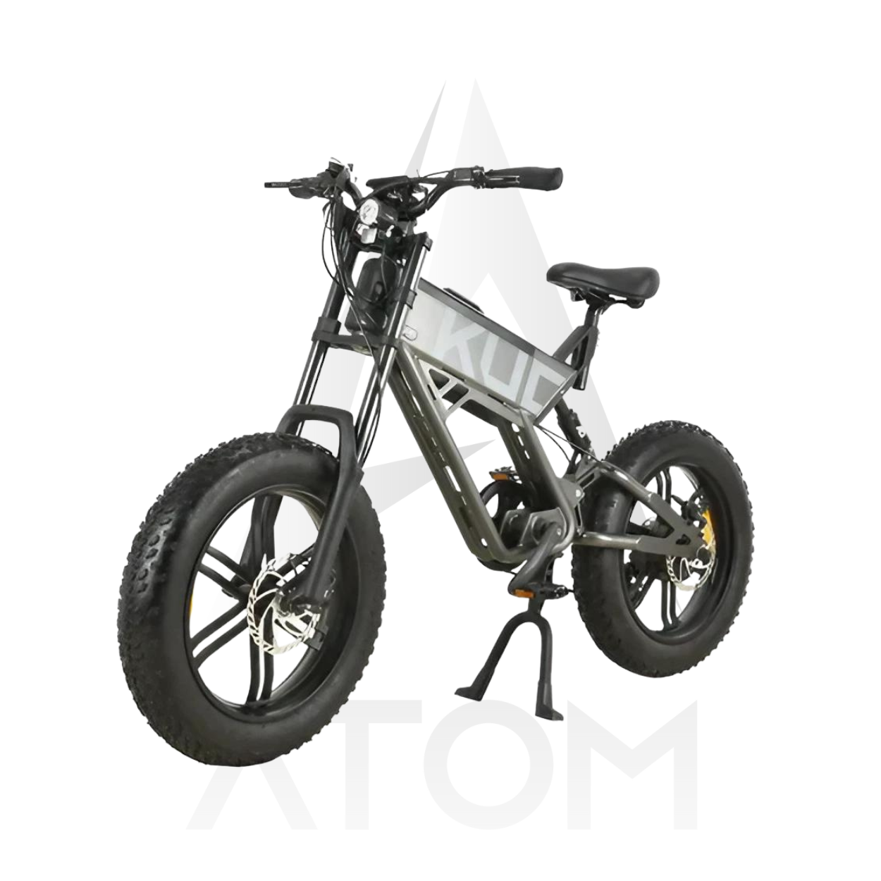 Vélo électrique Fatbike | KUGOO T01 | 500 W | V-max 25 km/h | Autonomie 65 km - Atom Motors