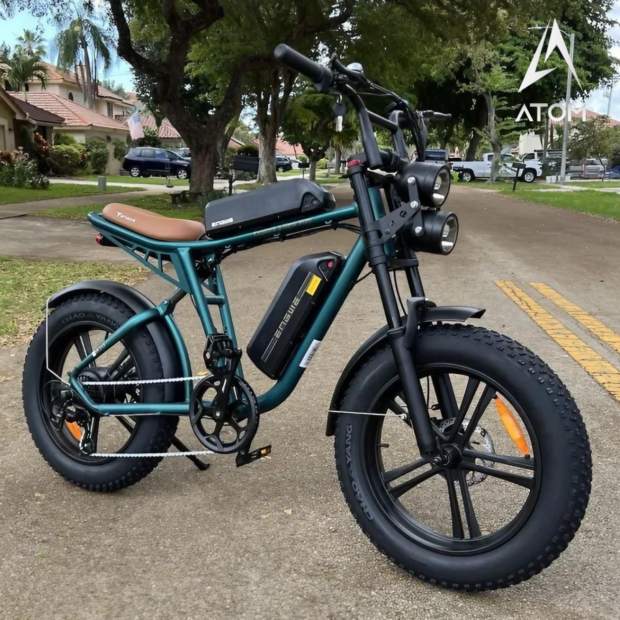 Vélo électrique Fatbike | Engwe M20 | 750 W | V-max 25 km/h | Autonomie 150 km - Atom Motors