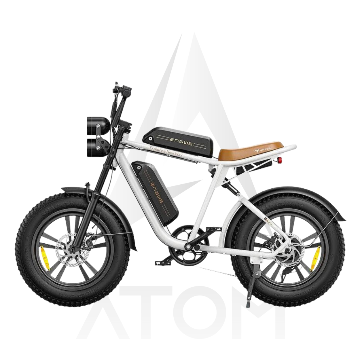 Vélo électrique Fatbike | Engwe M20 | 750 W | V-max 25 km/h | Autonomie 150 km - Atom Motors