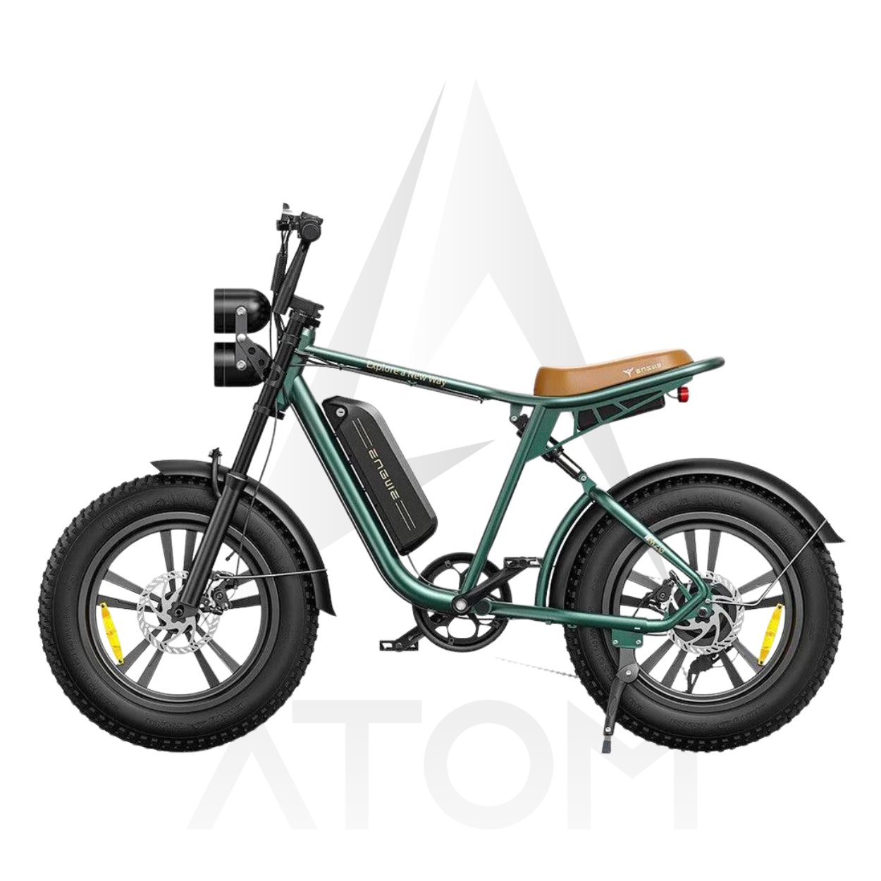 Vélo électrique Fatbike | Engwe M20 | 750 W | V-max 25 km/h | Autonomie 150 km - Atom Motors