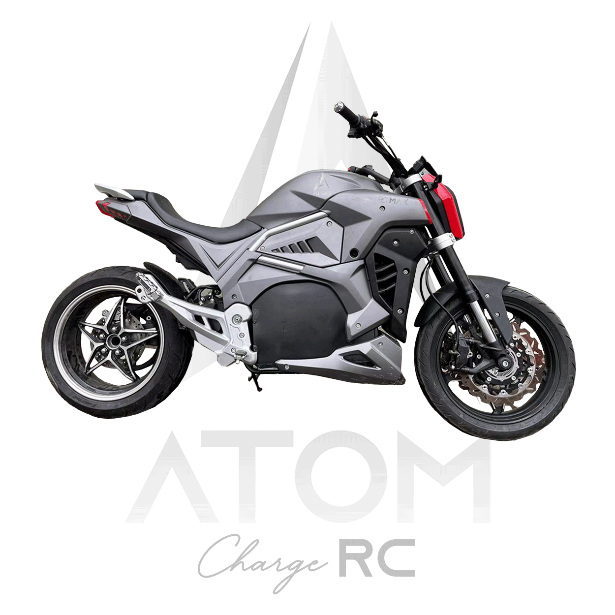 Moto électrique, Atom Charge RC | 5000 W | 125 cc | V-max 120 km/h | Autonomie 130 km - Atom Motors
